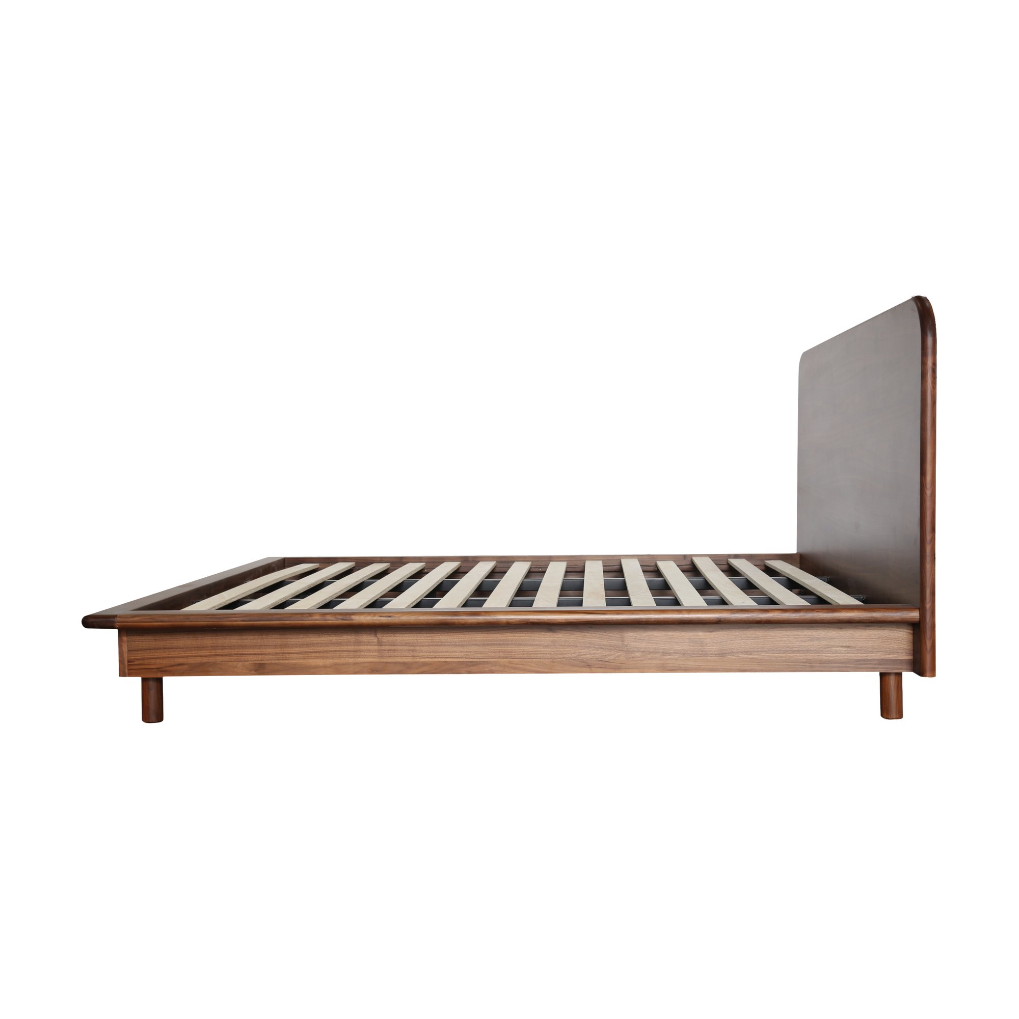 Froda Bed with Natural Walnut Frame and Natural Walnut Veneer Body in King Size - image 3