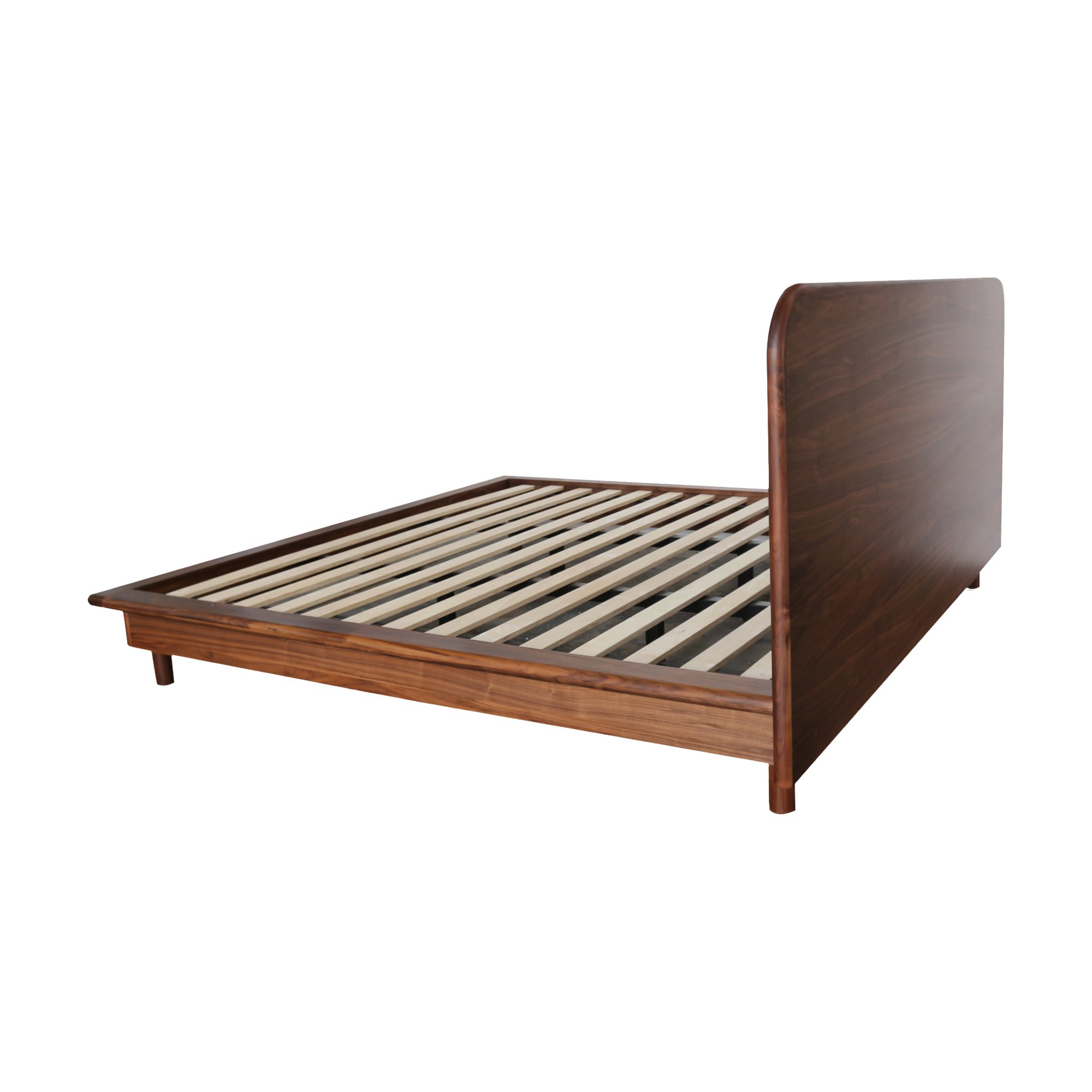 Froda Bed with Natural Walnut Frame and Natural Walnut Veneer Body in King Size - image 4