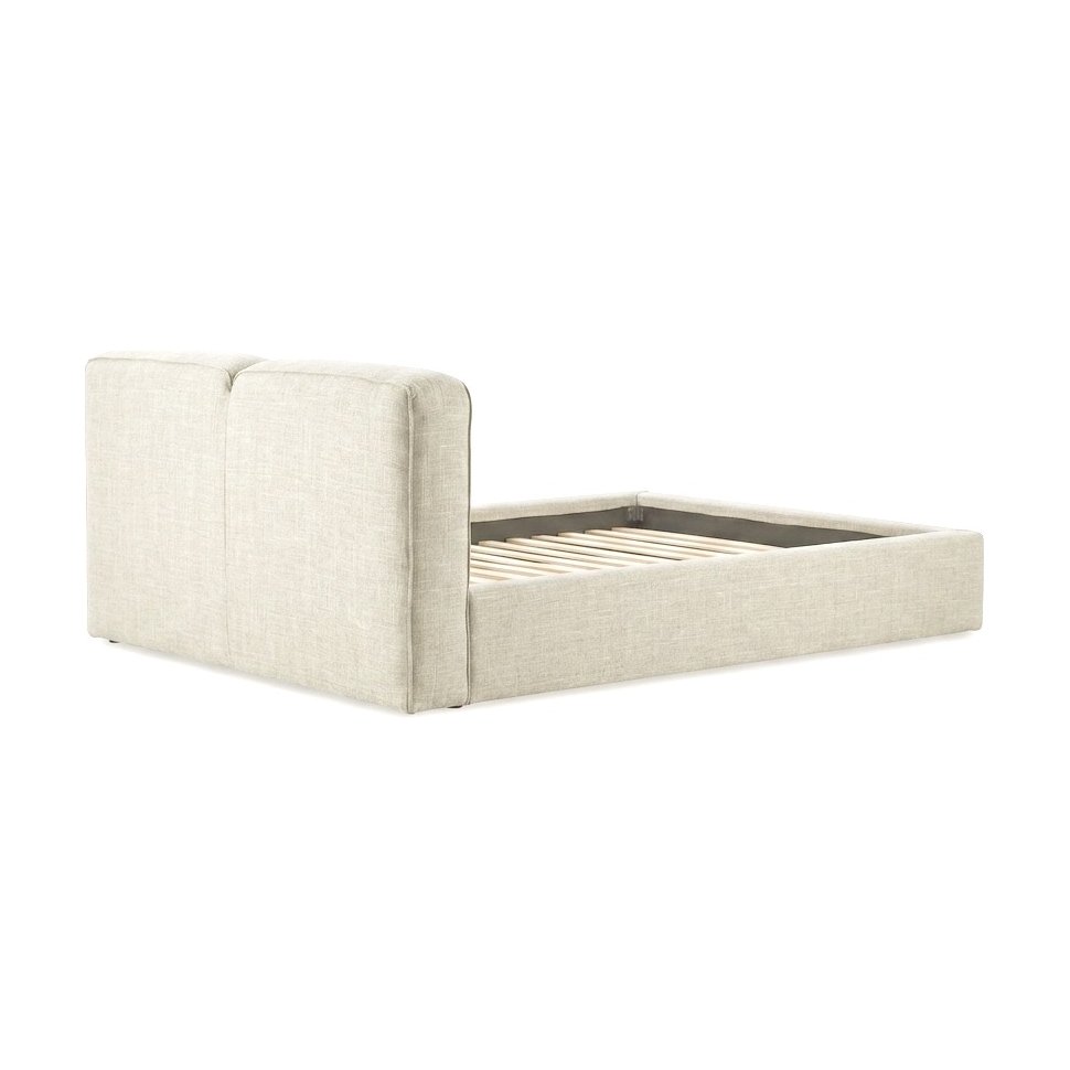 Cama Noor con Tela FLW Beige en Tamaño Queen - image 3