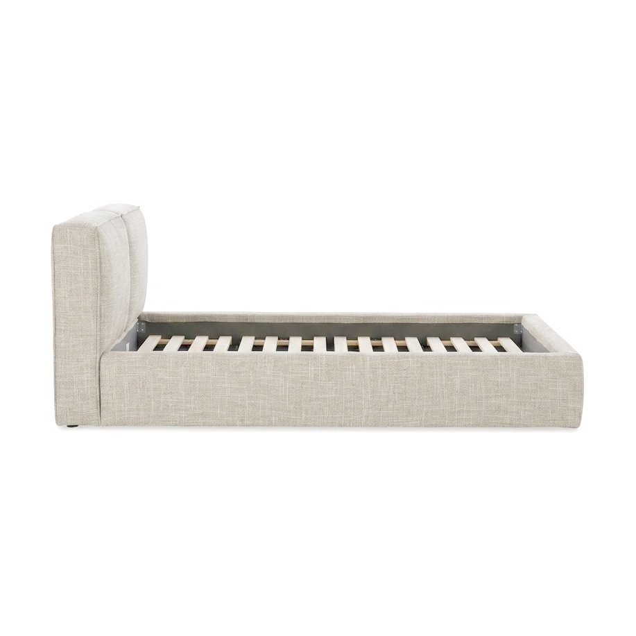 Cama Noor con Tela FLW Beige en Tamaño Queen - image 4