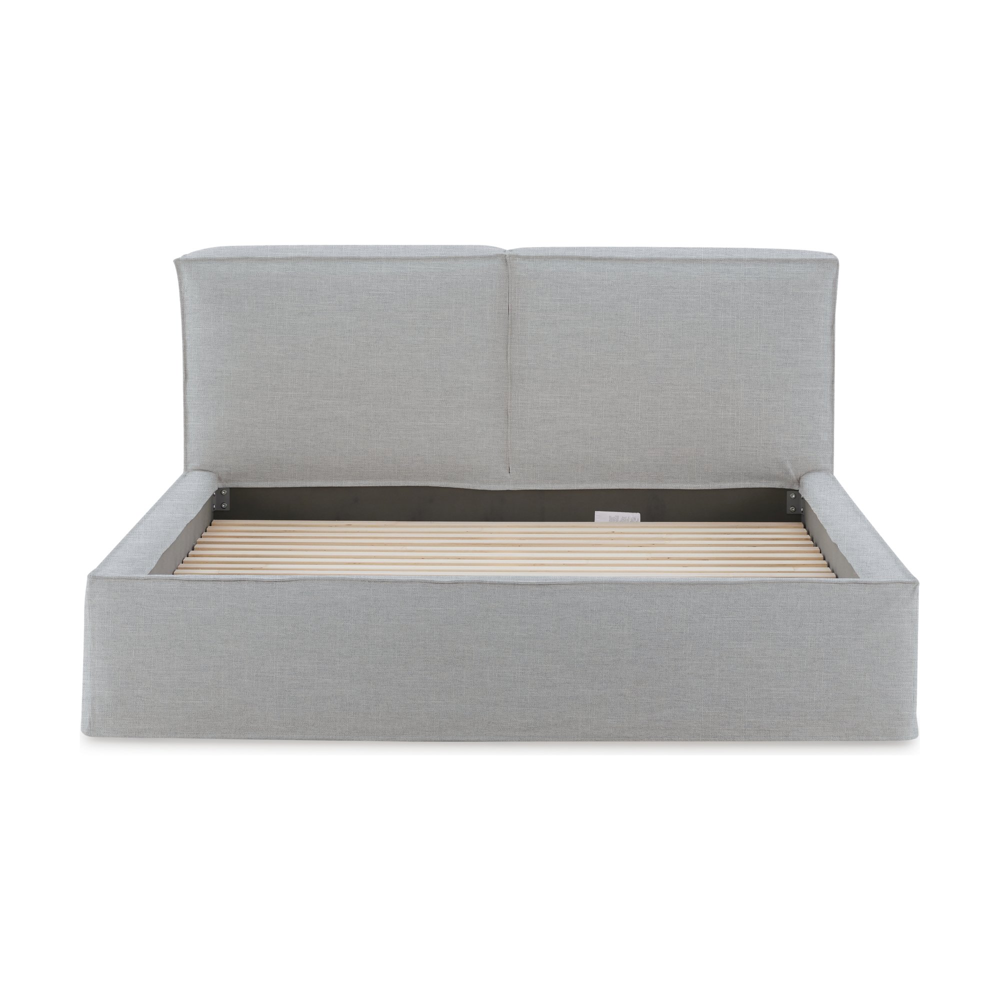 Cama Noor con Tela FLW Light Gray en Tamaño King - image 4