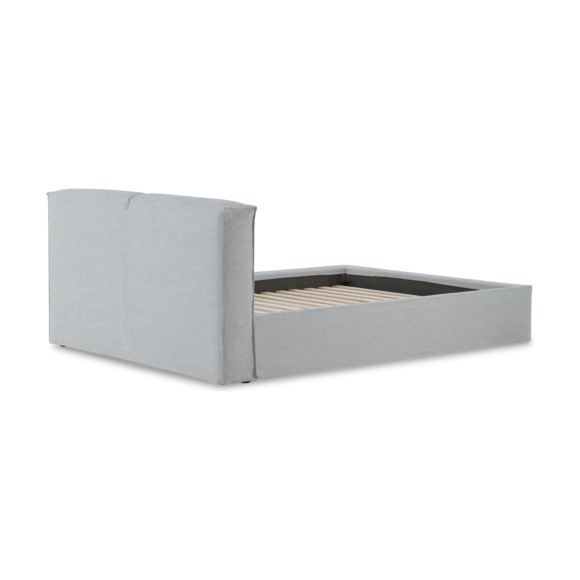 Cama Noor con Tela FLW Light Gray en Tamaño King - image 5