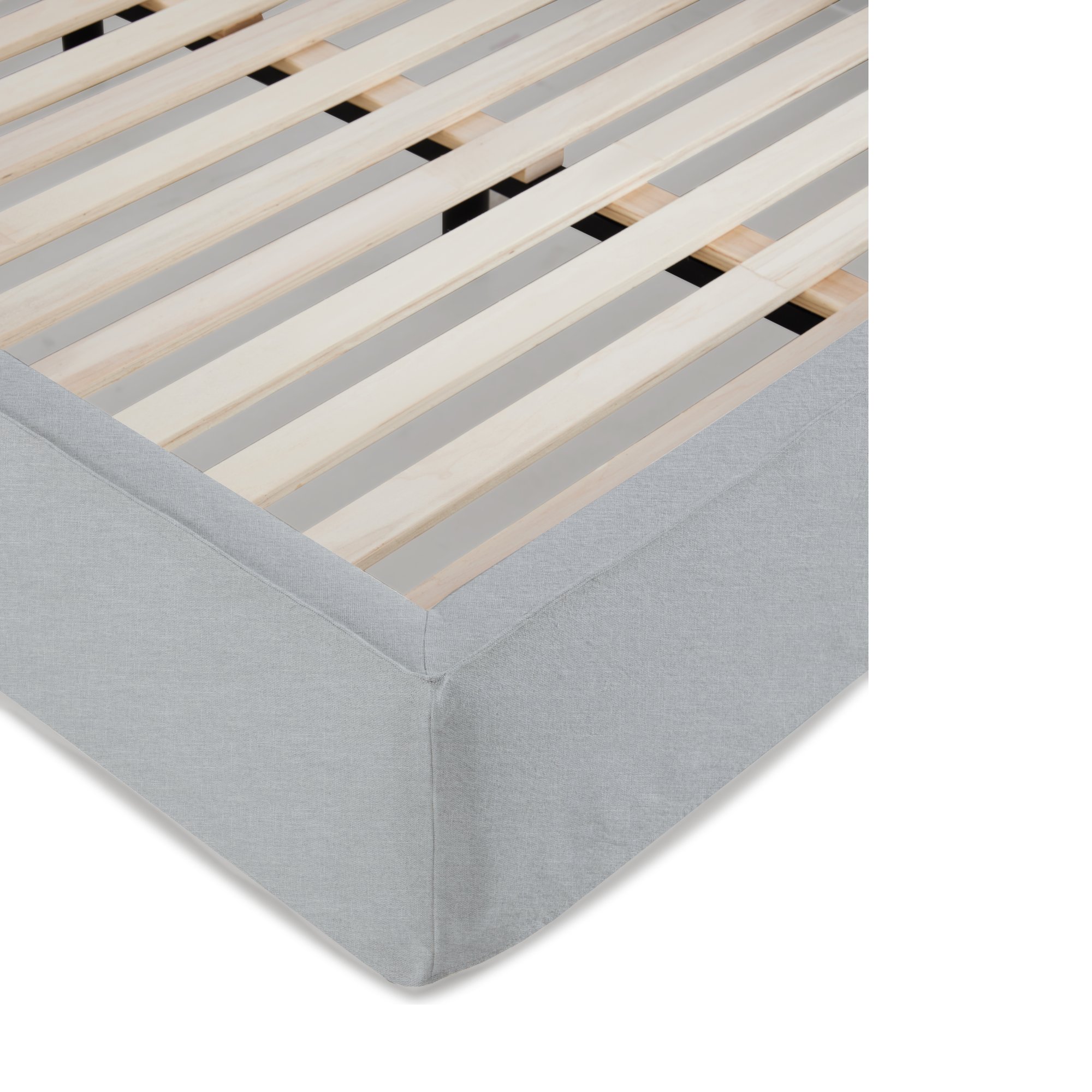 Cama Noor con Tela FLW Light Gray en Tamaño King - image 6