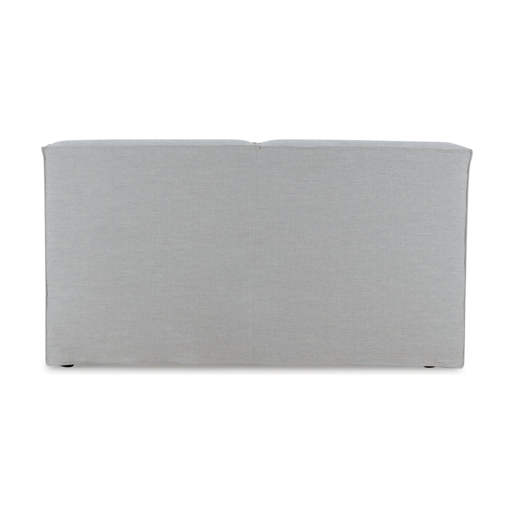 Noor Bed with FLW Light Gray Fabric in Queen Size - image 3