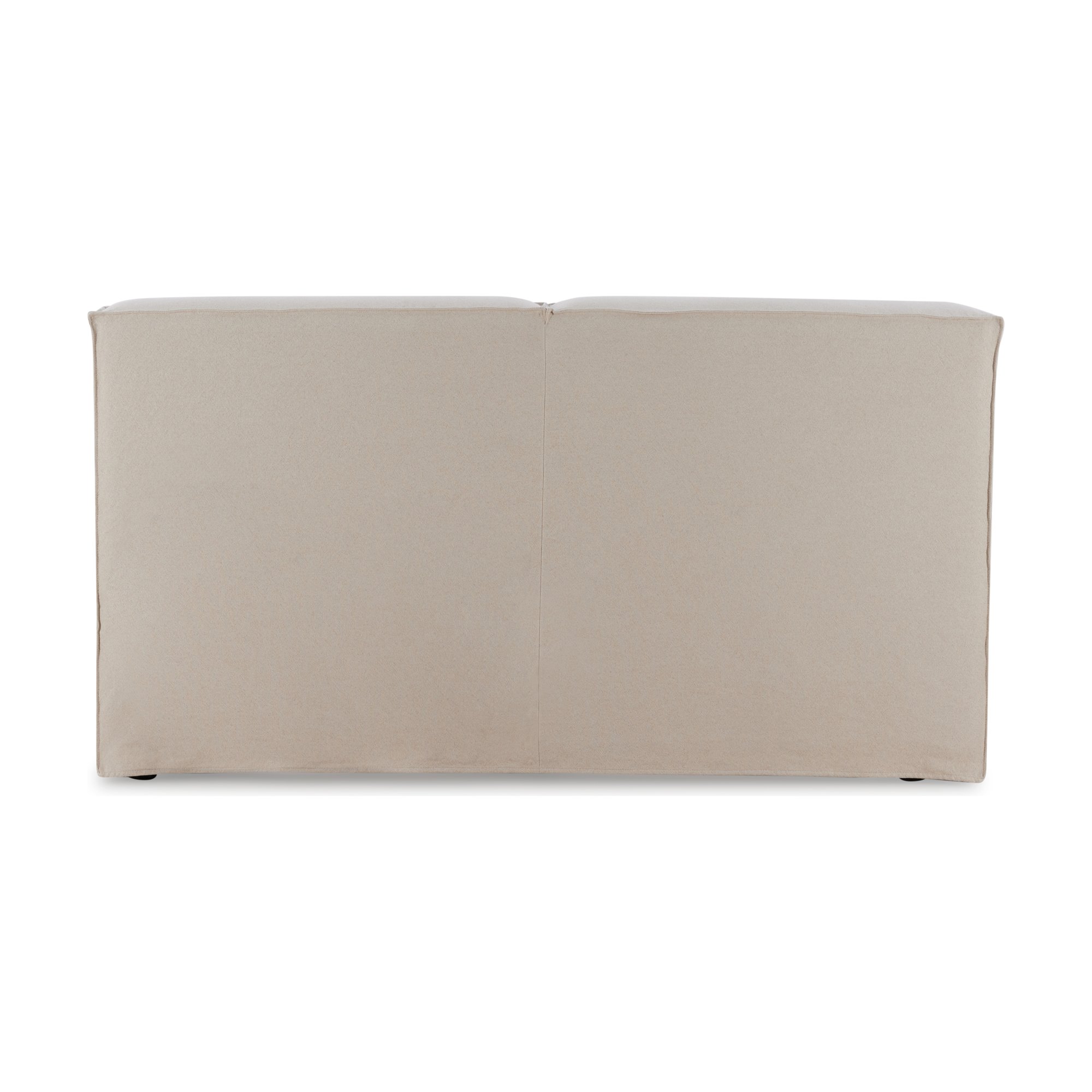 Noor Bed with LIS Beige Fabric in King Size - image 6