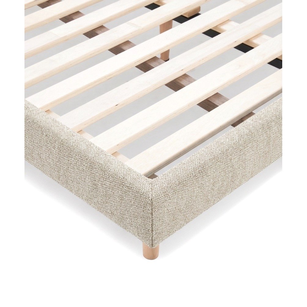 Pure Bed with ECO Beige Fabric in Full Size - image 4