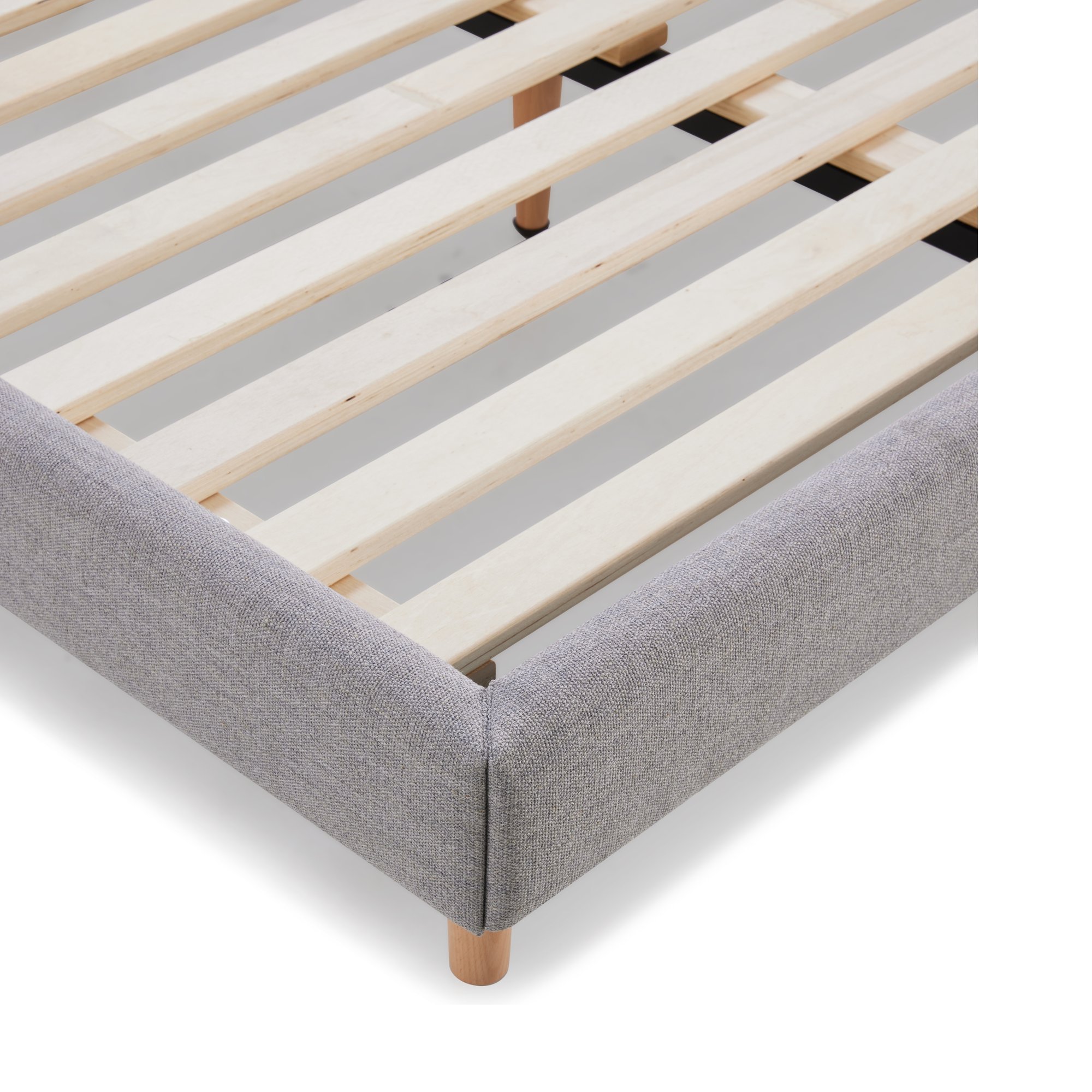 Pure Bed with HOME Gray Fabric in Queen Size - image 8