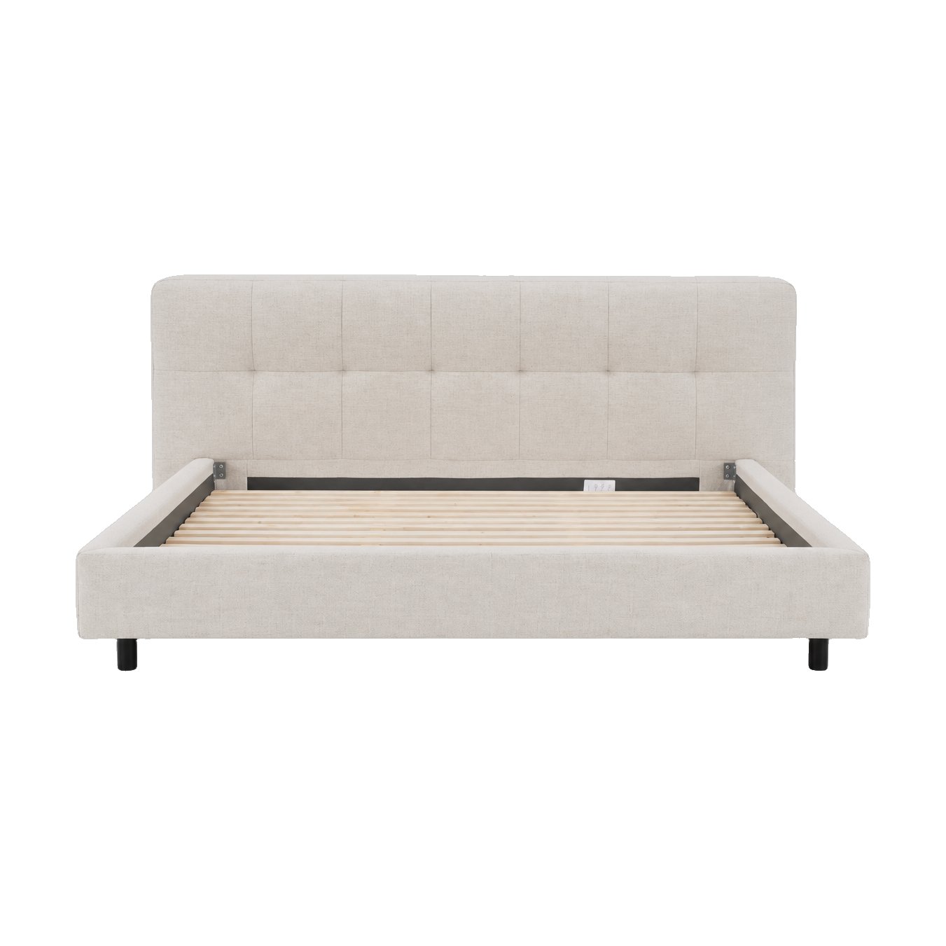 Cama Wafer con Tela DXT Beige en Tamaño Queen - image 2