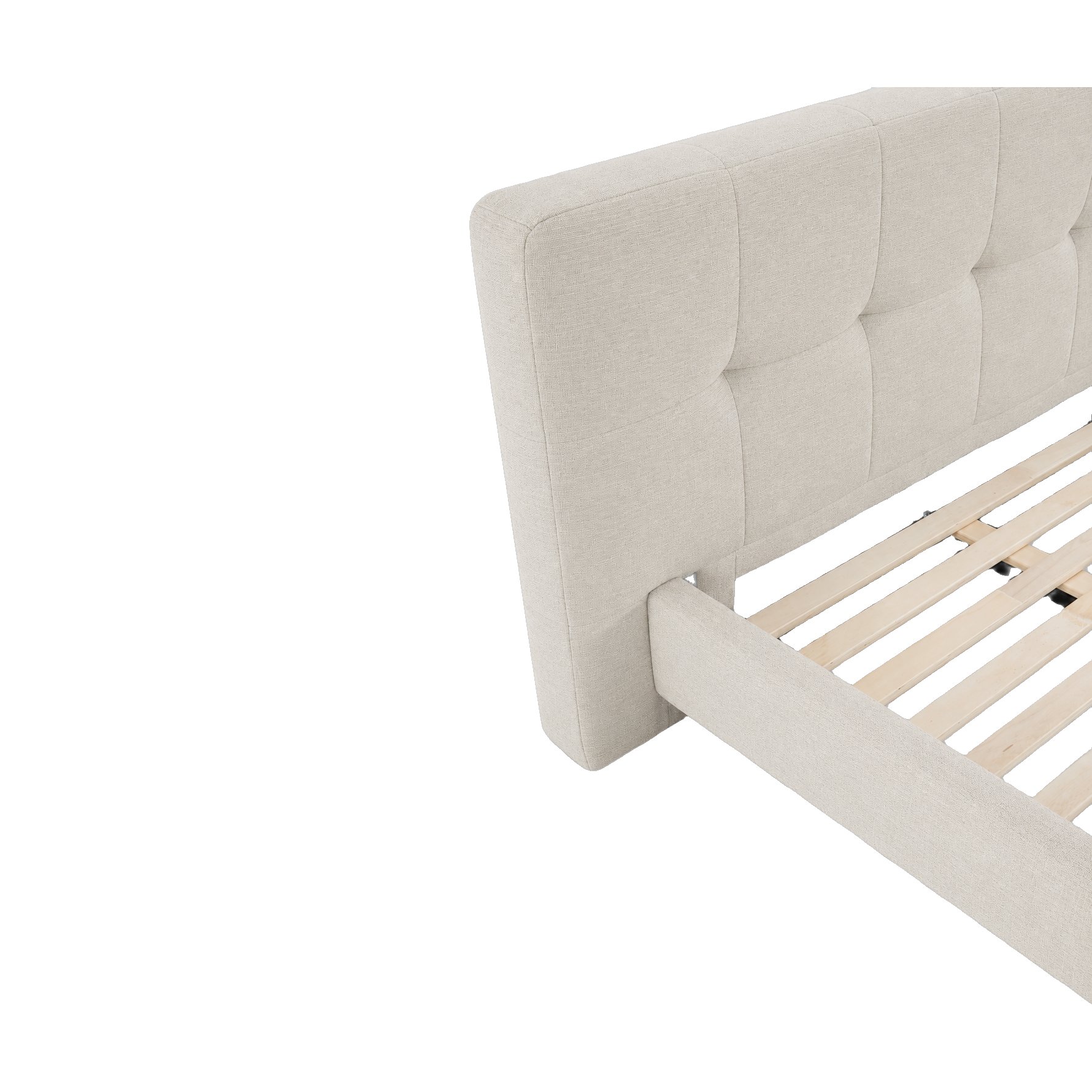 Cama Wafer con Tela DXT Beige en Tamaño Queen - image 3