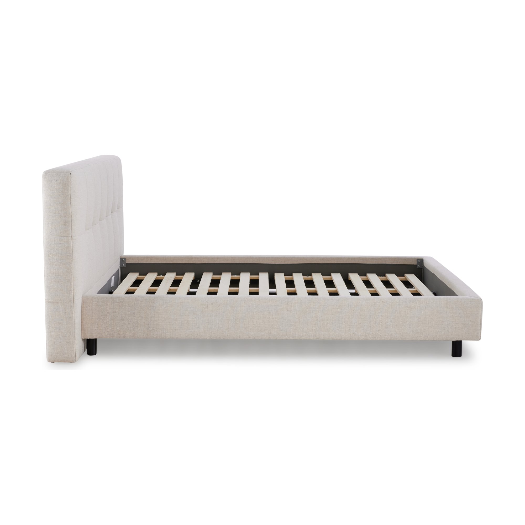 Wafer Bed with HOME Beige Fabric in King Size - image 3
