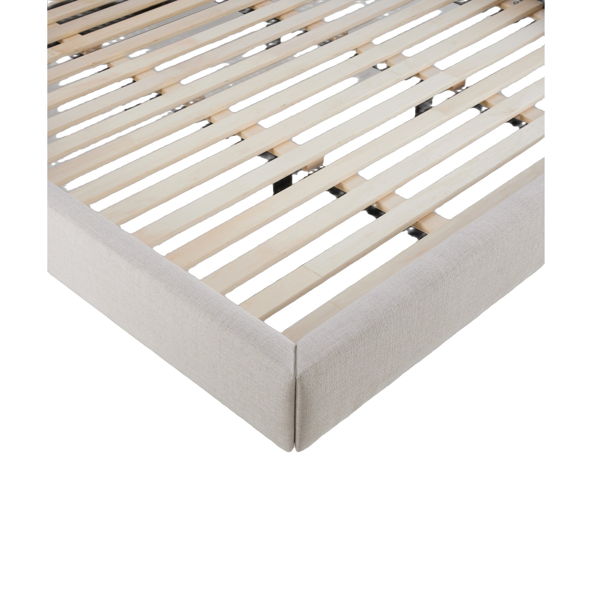 Wafer Bed with HOME Beige Fabric in King Size - image 6
