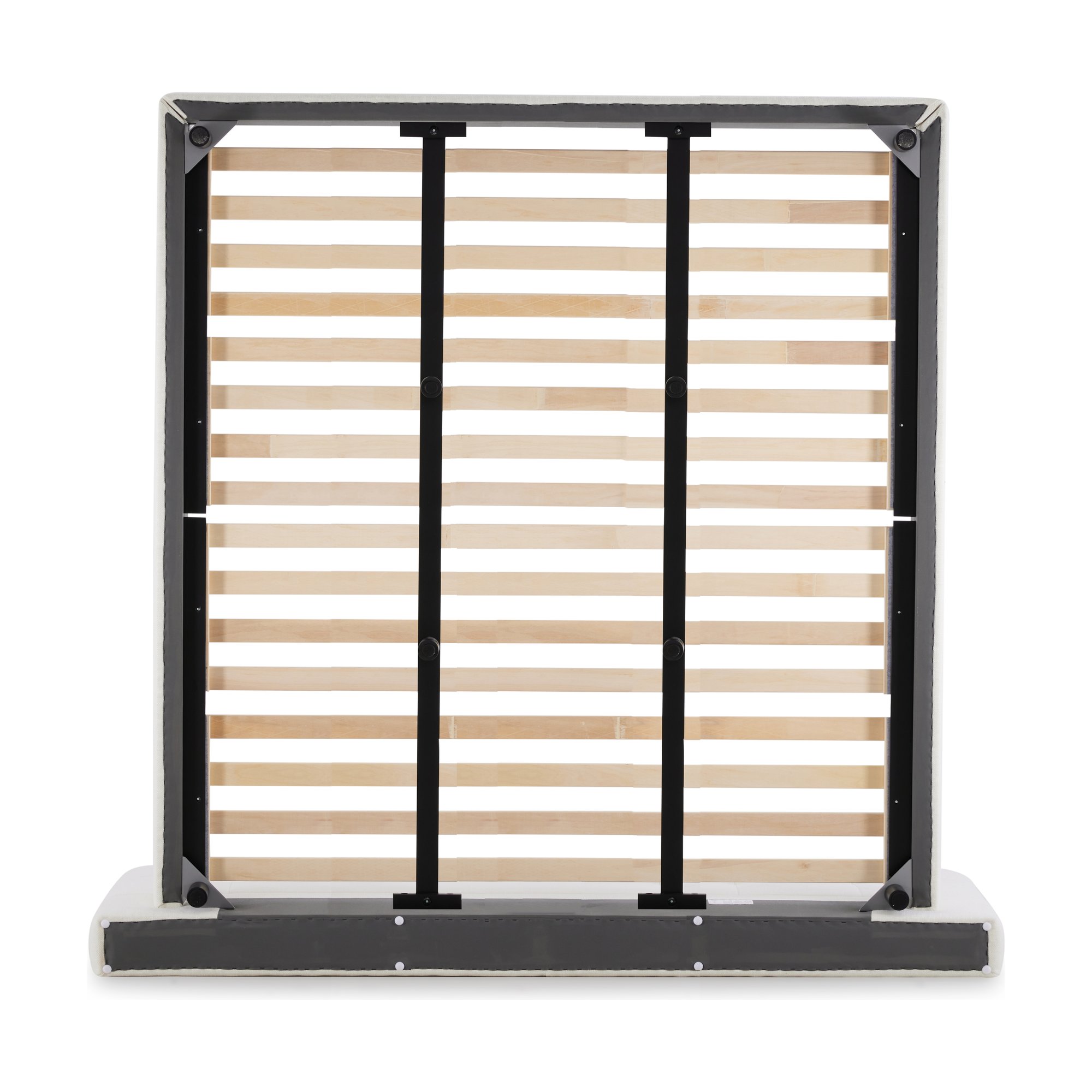 Wafer Bed with KIND Off White Fabric in Queen Size - image 8
