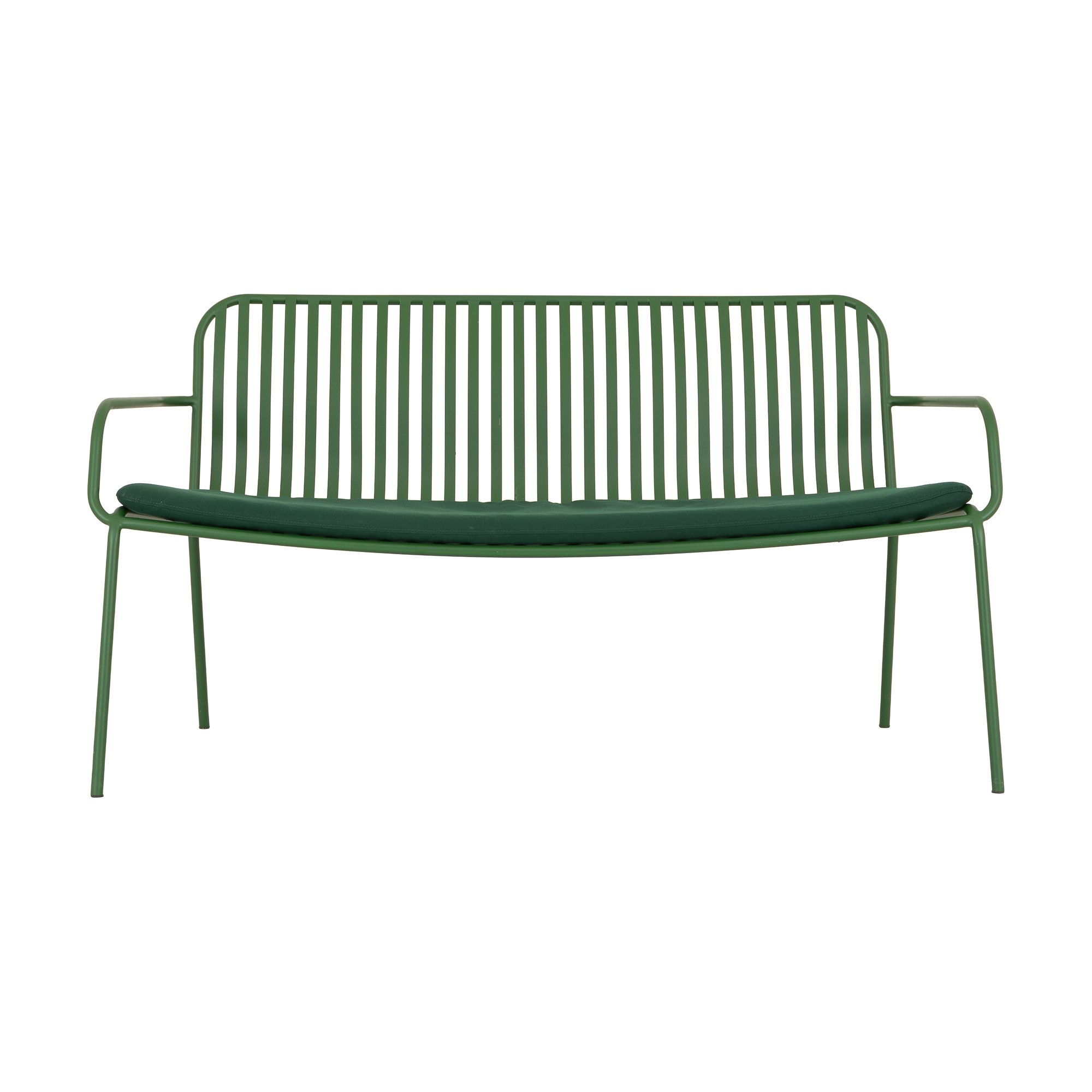 Banca Lounge Petrol con Estructura de Acero Verde y Tela Solara Forest Green - image 2