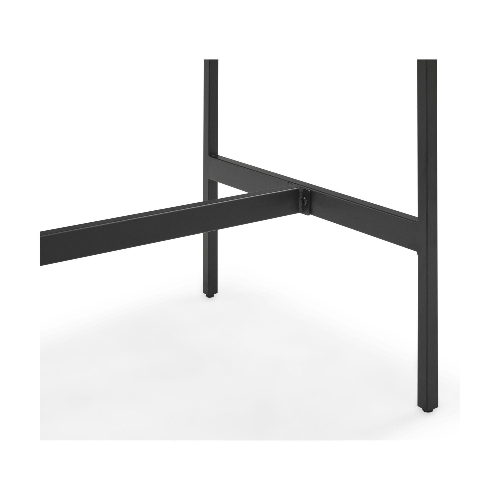 Calia Bar Table with Black Steel Frame and Natural Oak Top - image 9