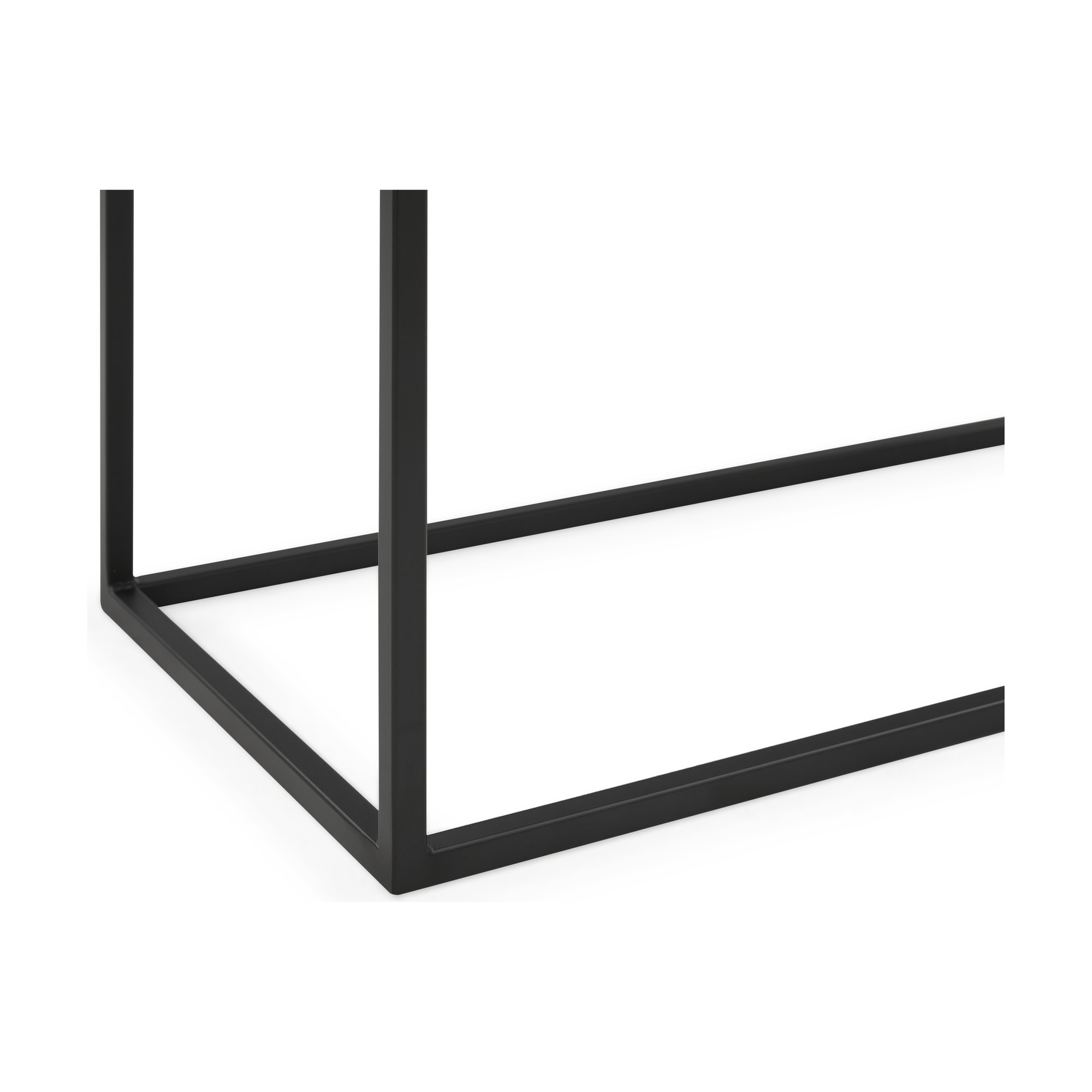 Consola Calia con Estructura de Acero Negro y Cubierta de Roble Natural, 120cm - image 7