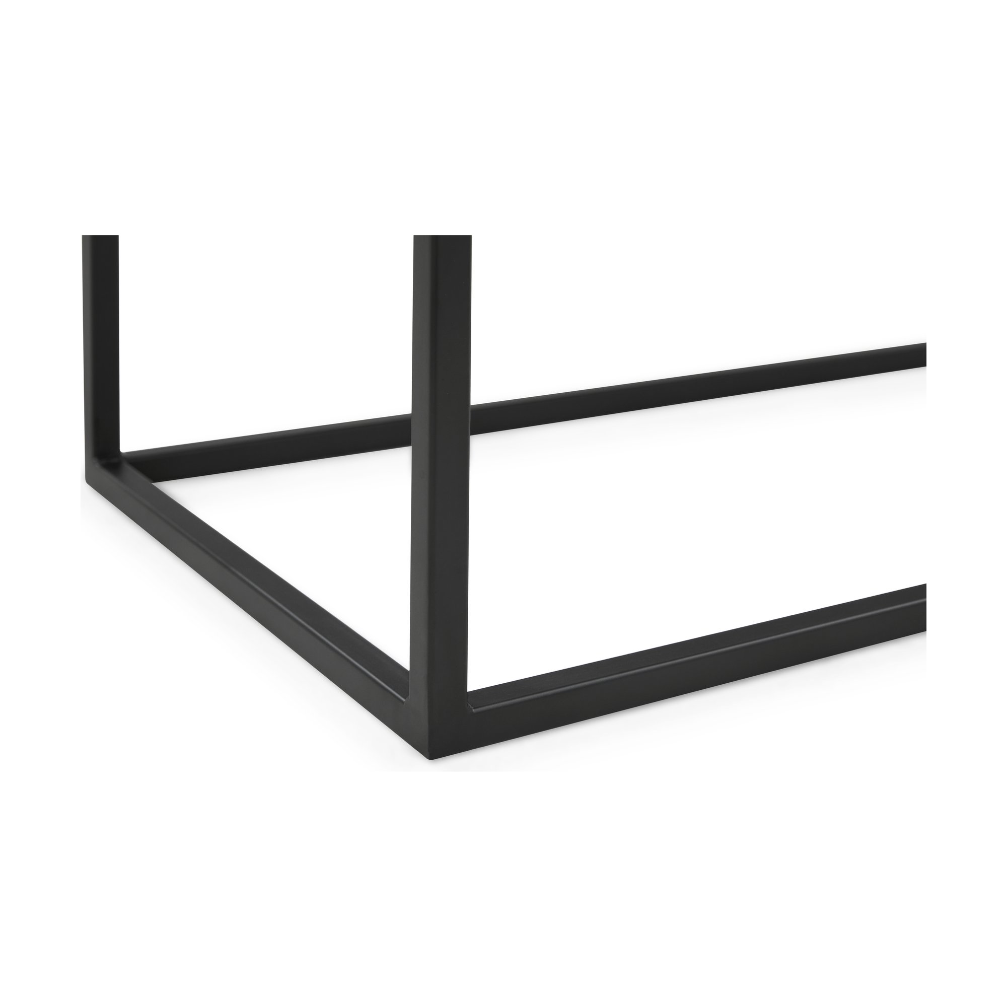 Consola Calia con Estructura de Acero Negro y Cubierta de Nogal Natural, 120cm - image 7