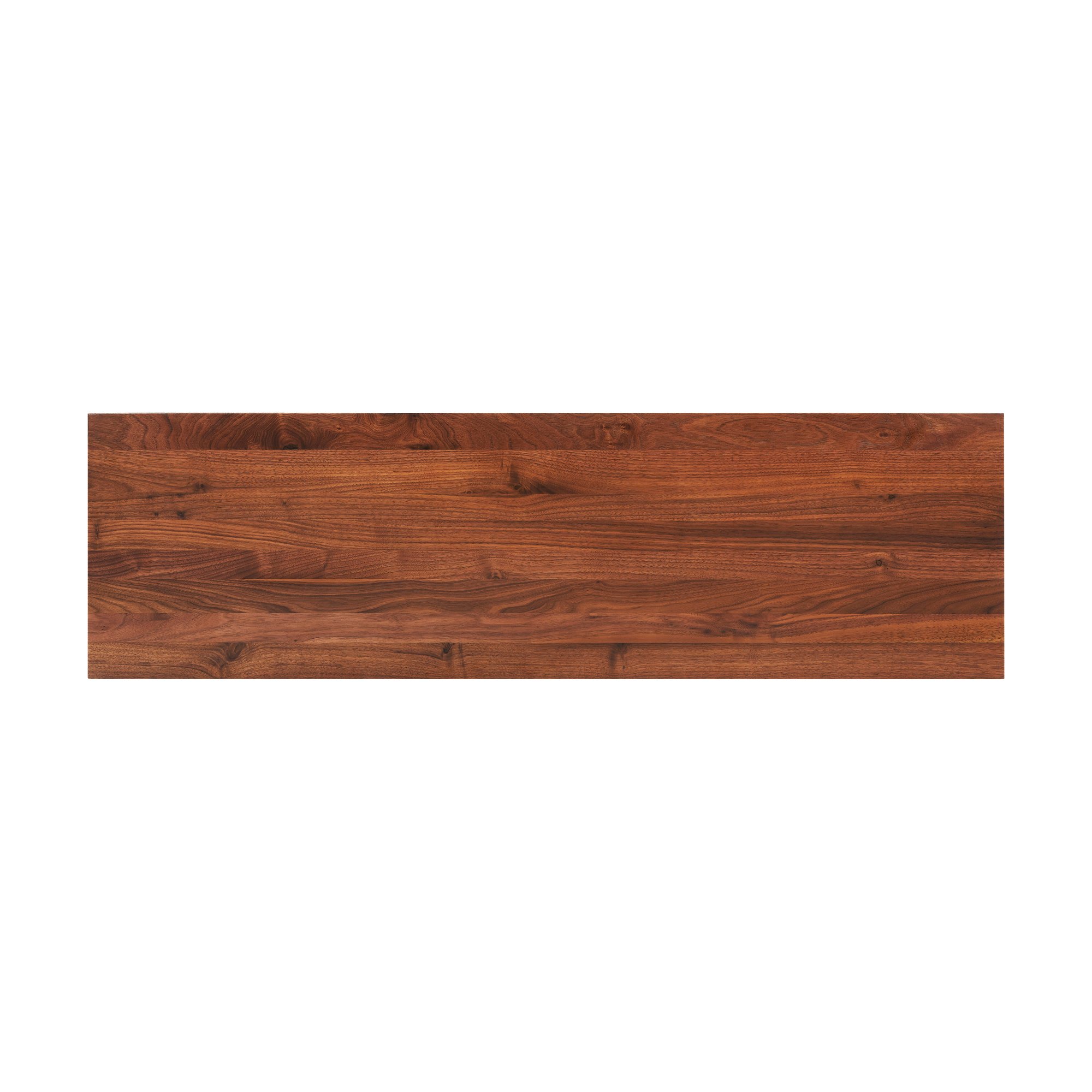 Consola Calia con Estructura de Acero Negro y Cubierta de Nogal Natural, 120cm - image 8