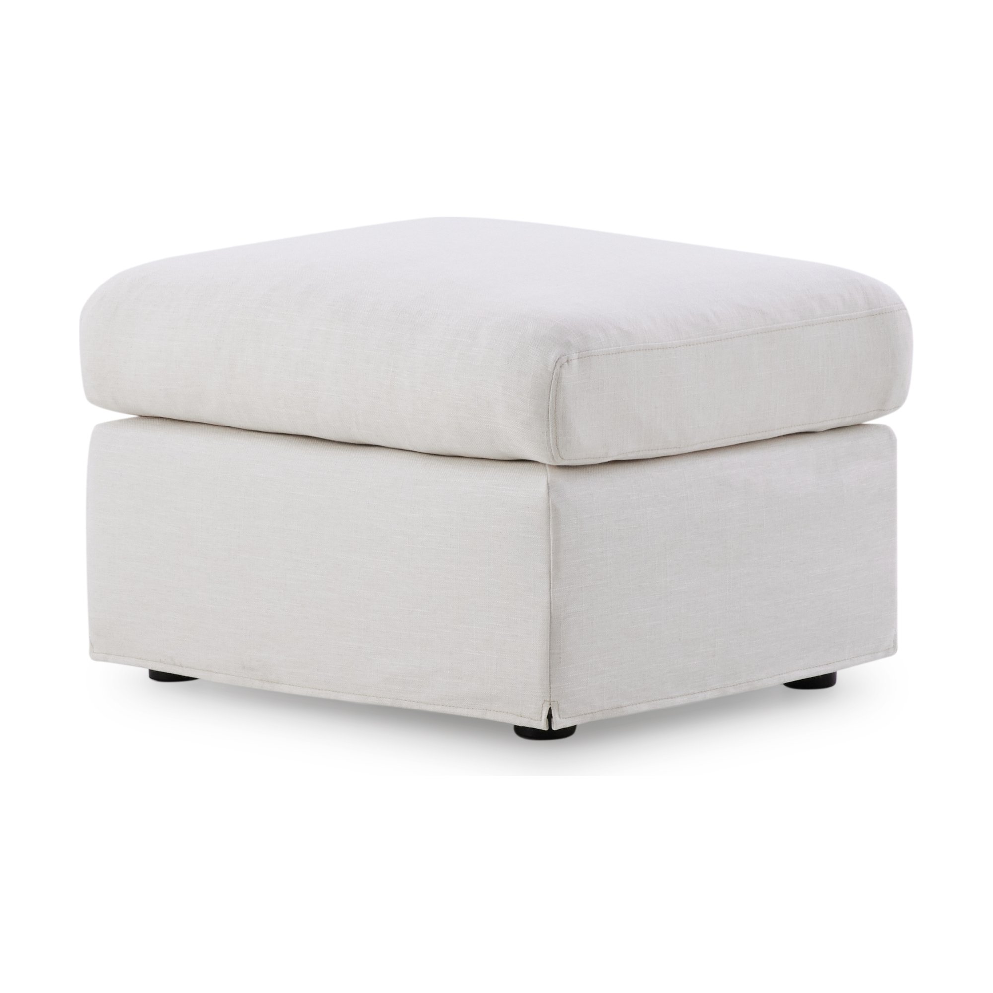 Funda para Otomana Breeze en Tela FLW Off White - image 1