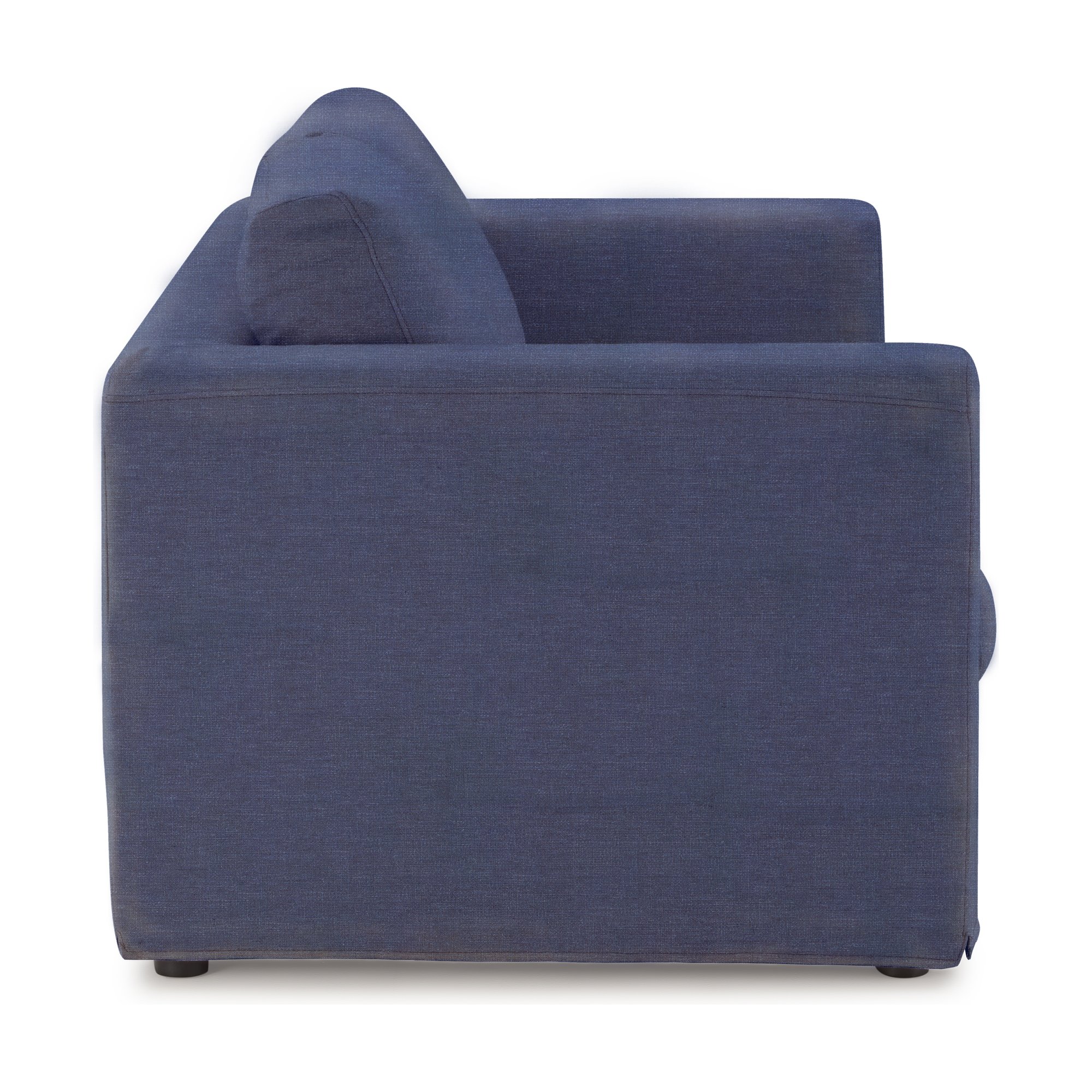 Breeze Sofa Cover for 2 Seater in FLW Navy Blue Fabric - image 2