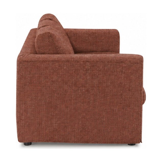 Breeze Sofa Cover for 4 Seater in HIM Rust Red Fabric - image 4