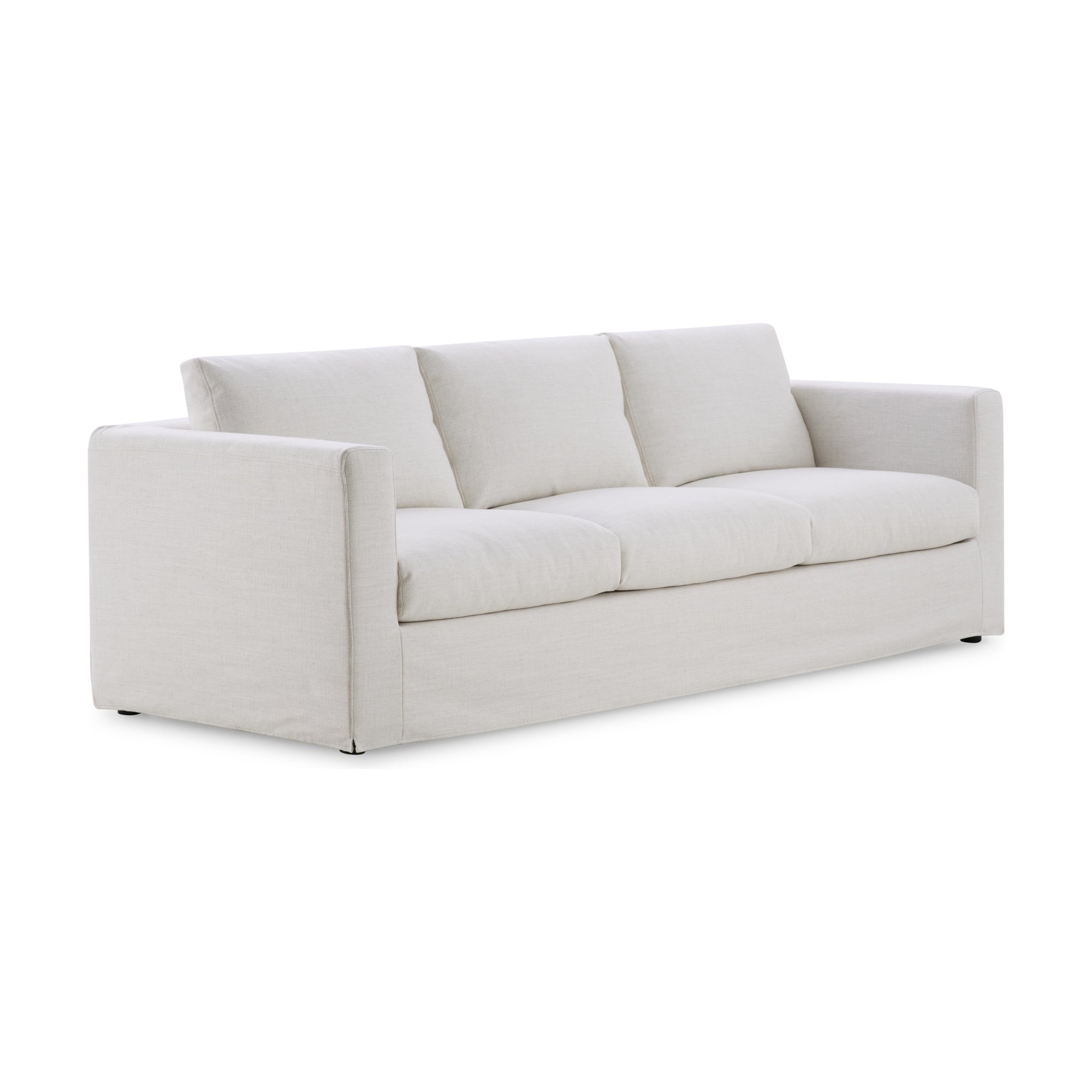 Breeze Sofa Cover for 4 Seater in LOX Natural Fabric - image 1