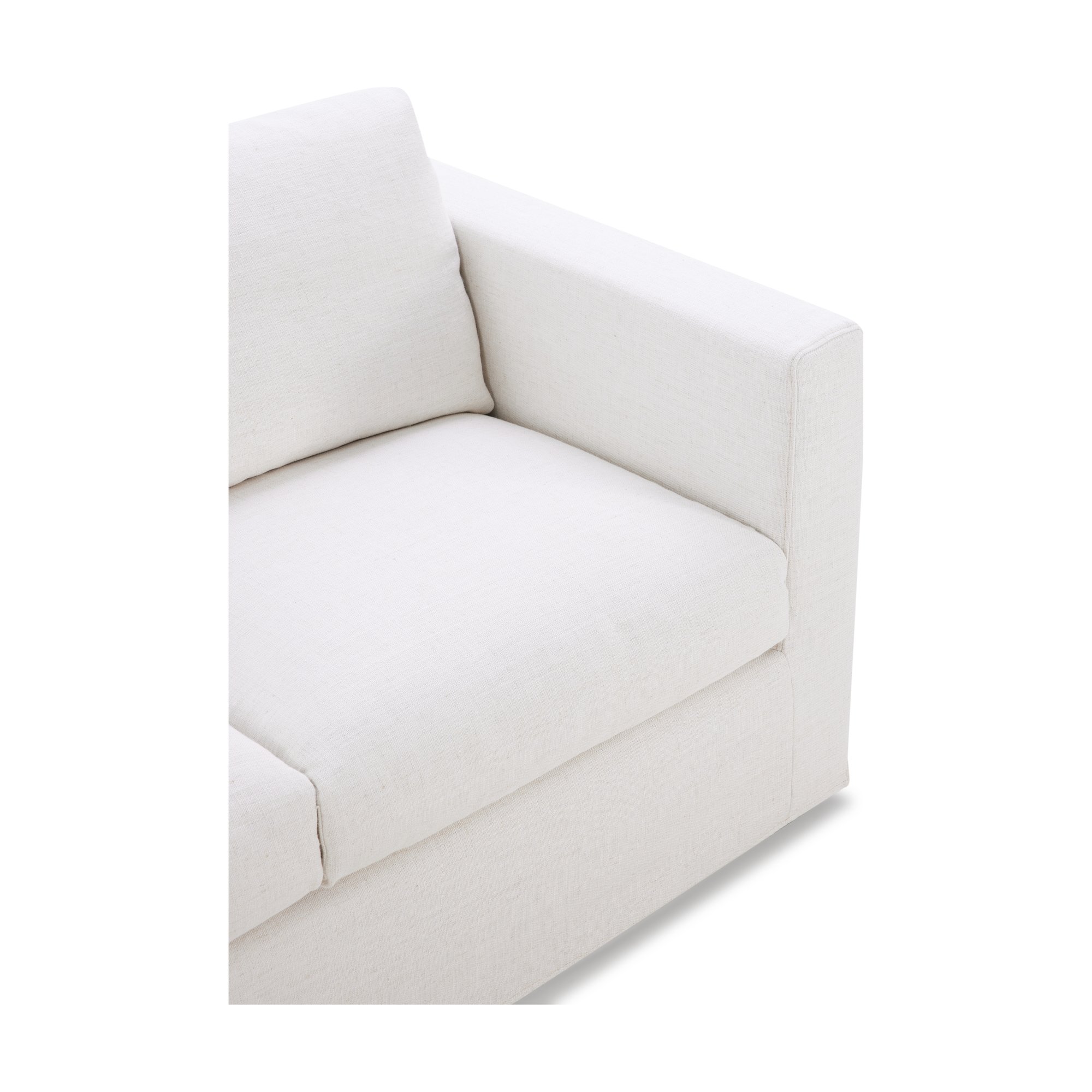 Breeze Sofa Cover for 4 Seater in LOX Natural Fabric - image 4