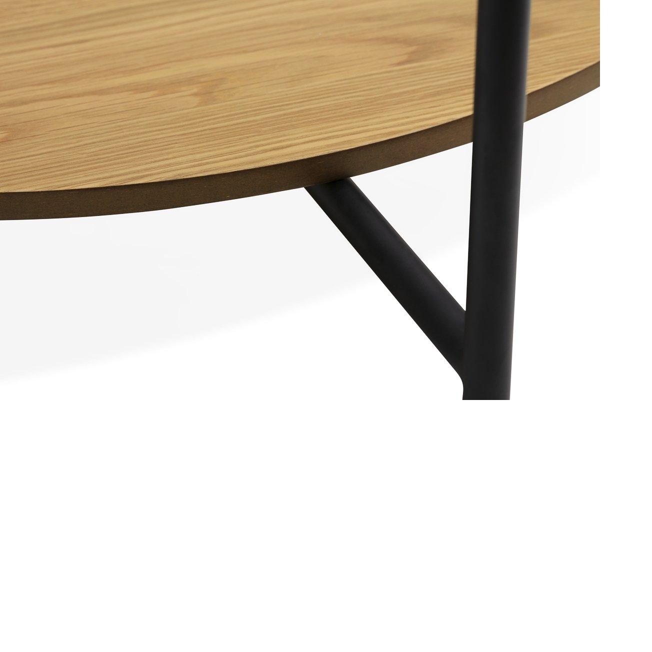 Glam Coffee Table in Smoked Glass, 90cm - image 3