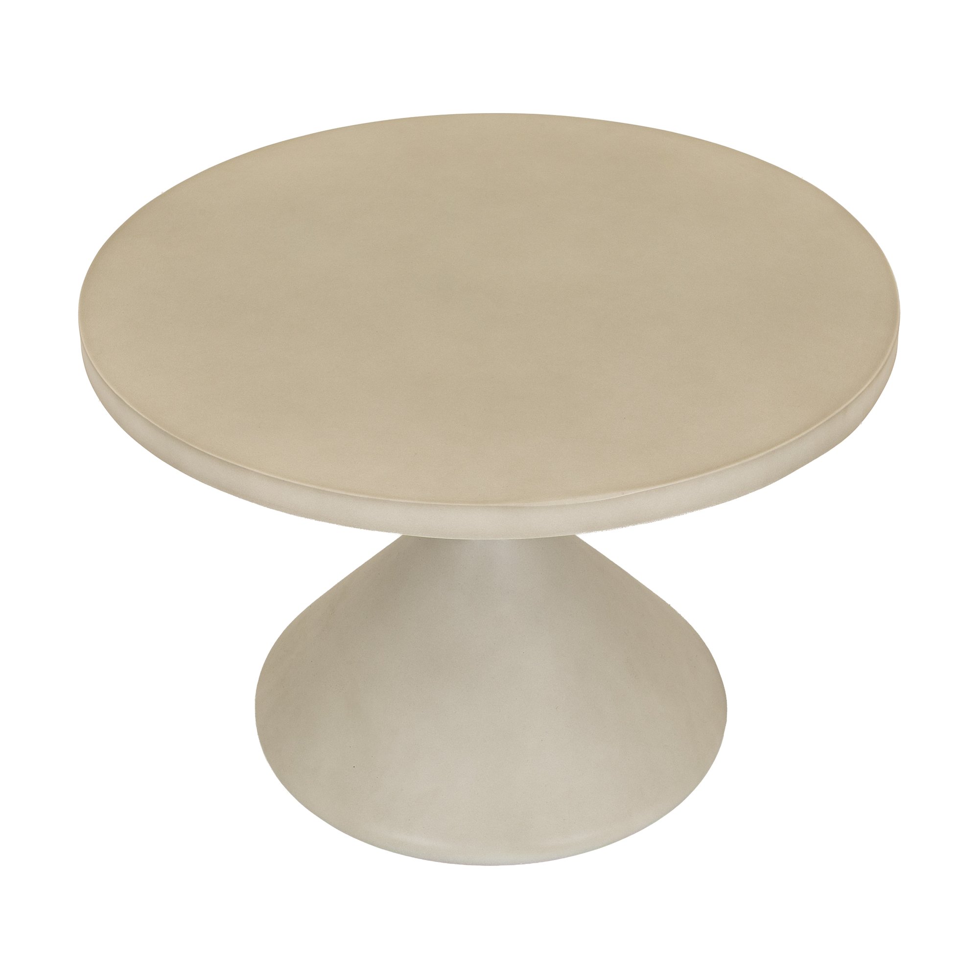 Mesa de Centro Lenuf en Fibrocemento Gris Claro con Acabado Liso, 50cm - image 2