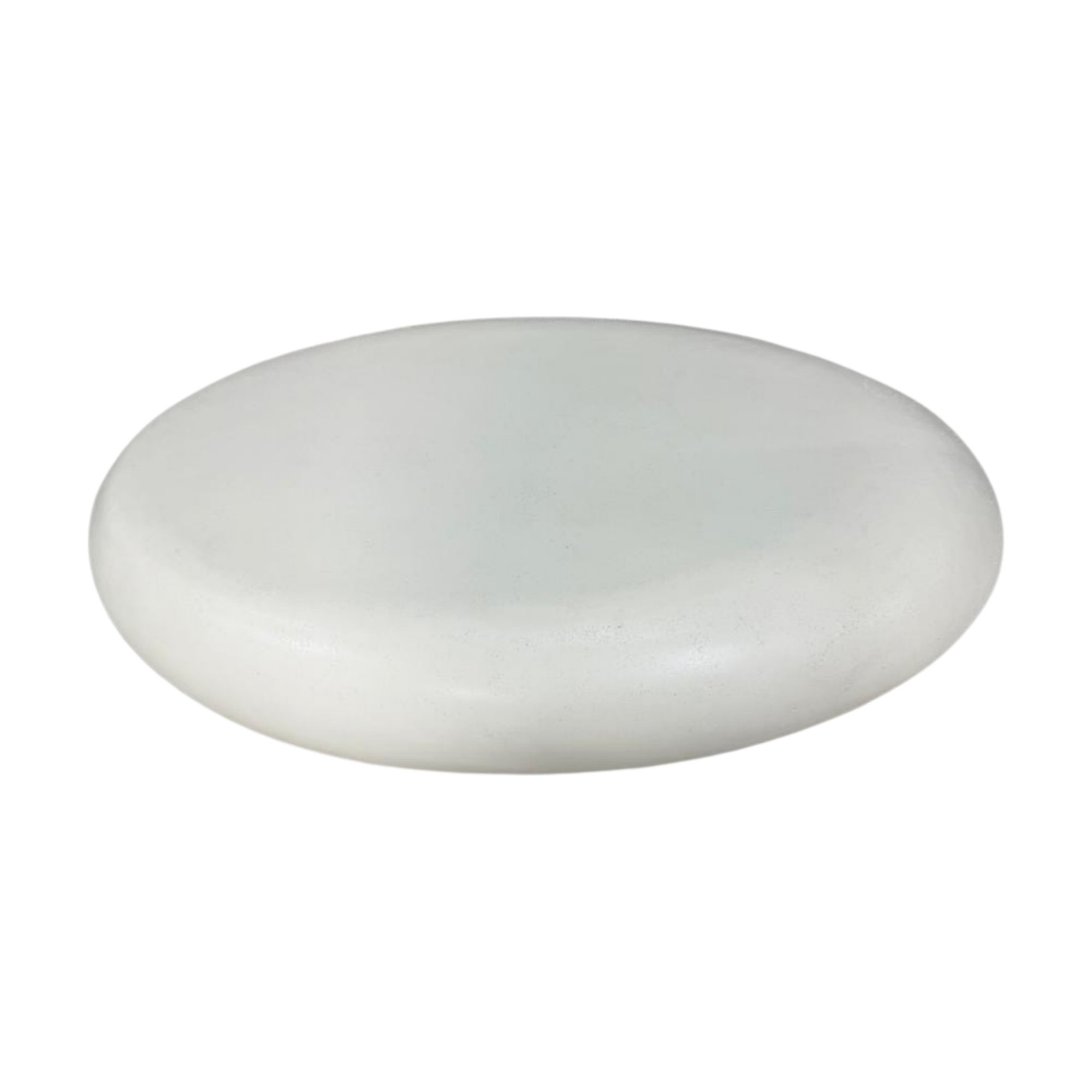 Mesa de Centro Ovo en Fibrocemento Blanco con Acabado Rugoso, 116cm de diámetro - image 3