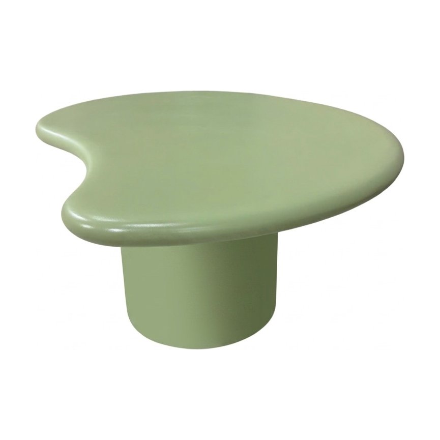 Mesa de Centro Peruna en Fibrocemento Oliva con Acabado Suave, 83cm de largo - image 4