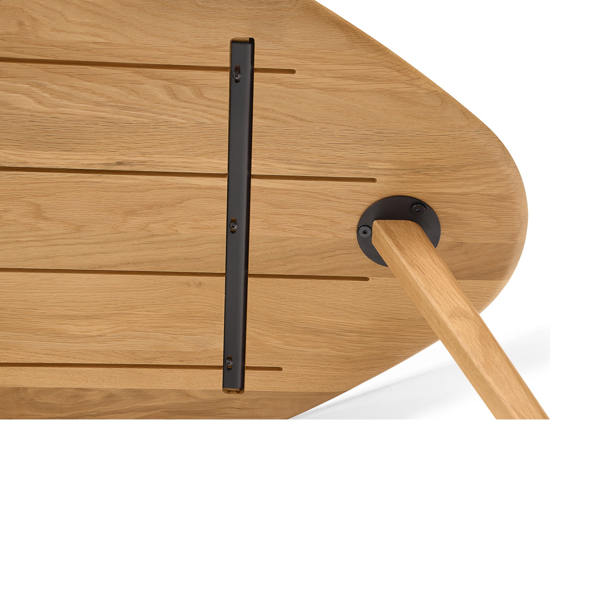 Sterling Nest of 2 Tables in Natural Oak, 90cm - image 8