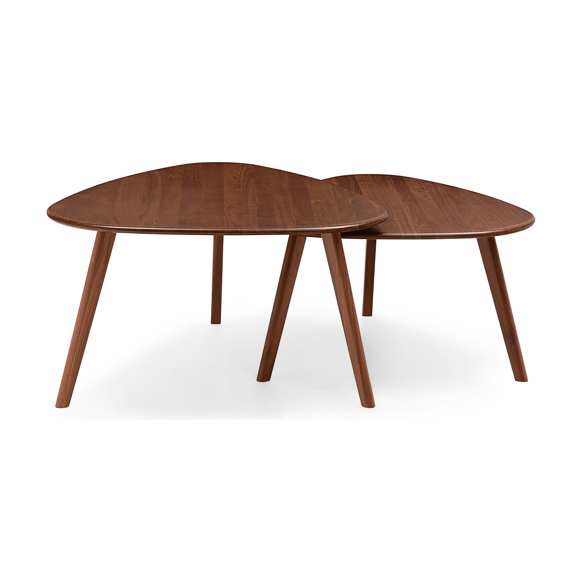 Juego de 2 Mesas Nido Sterling en Nogal Natural, 90cm - image 3