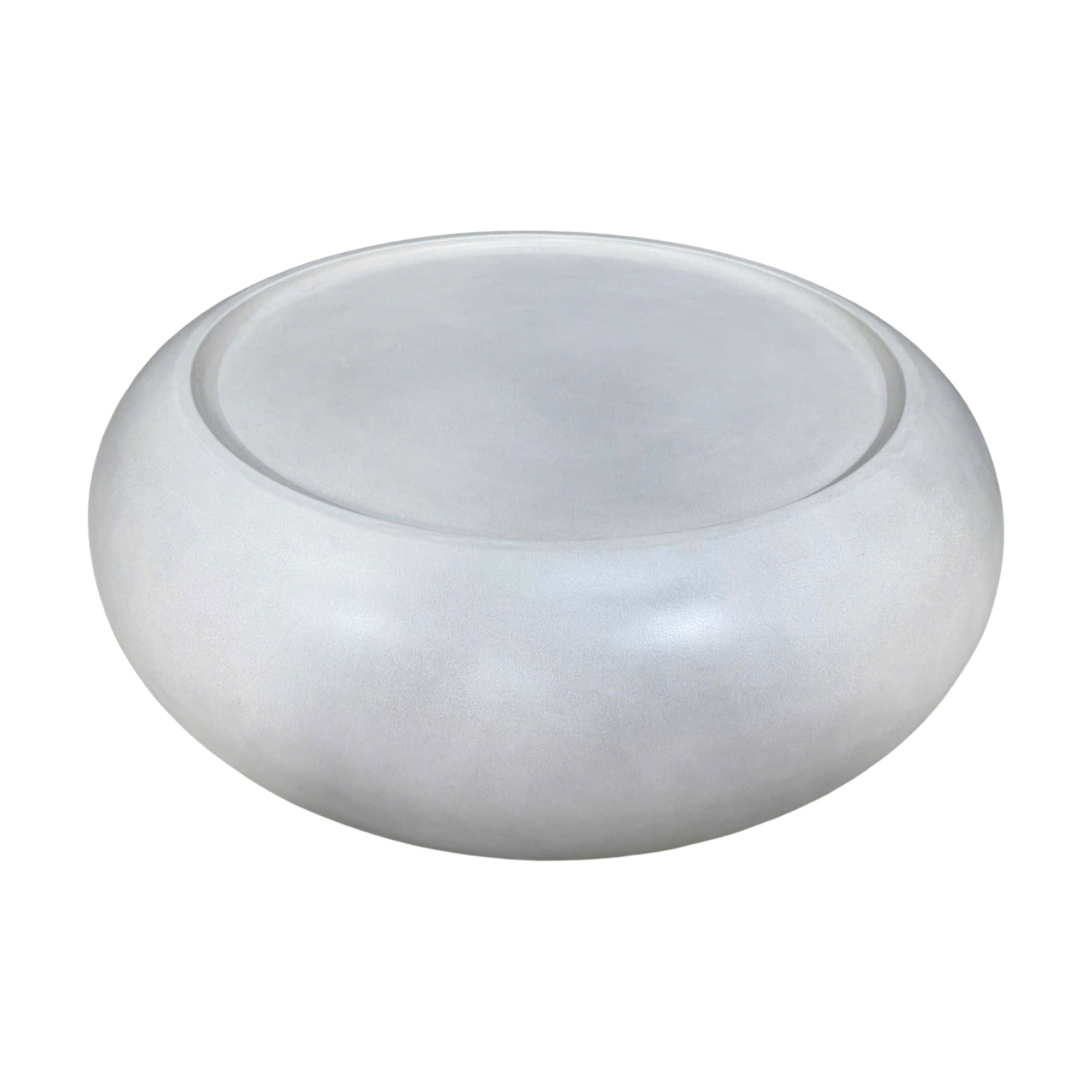 Tonde Coffee Table in Fog White fiber cement with a Smooth Finish, 95cm diameter - image 3