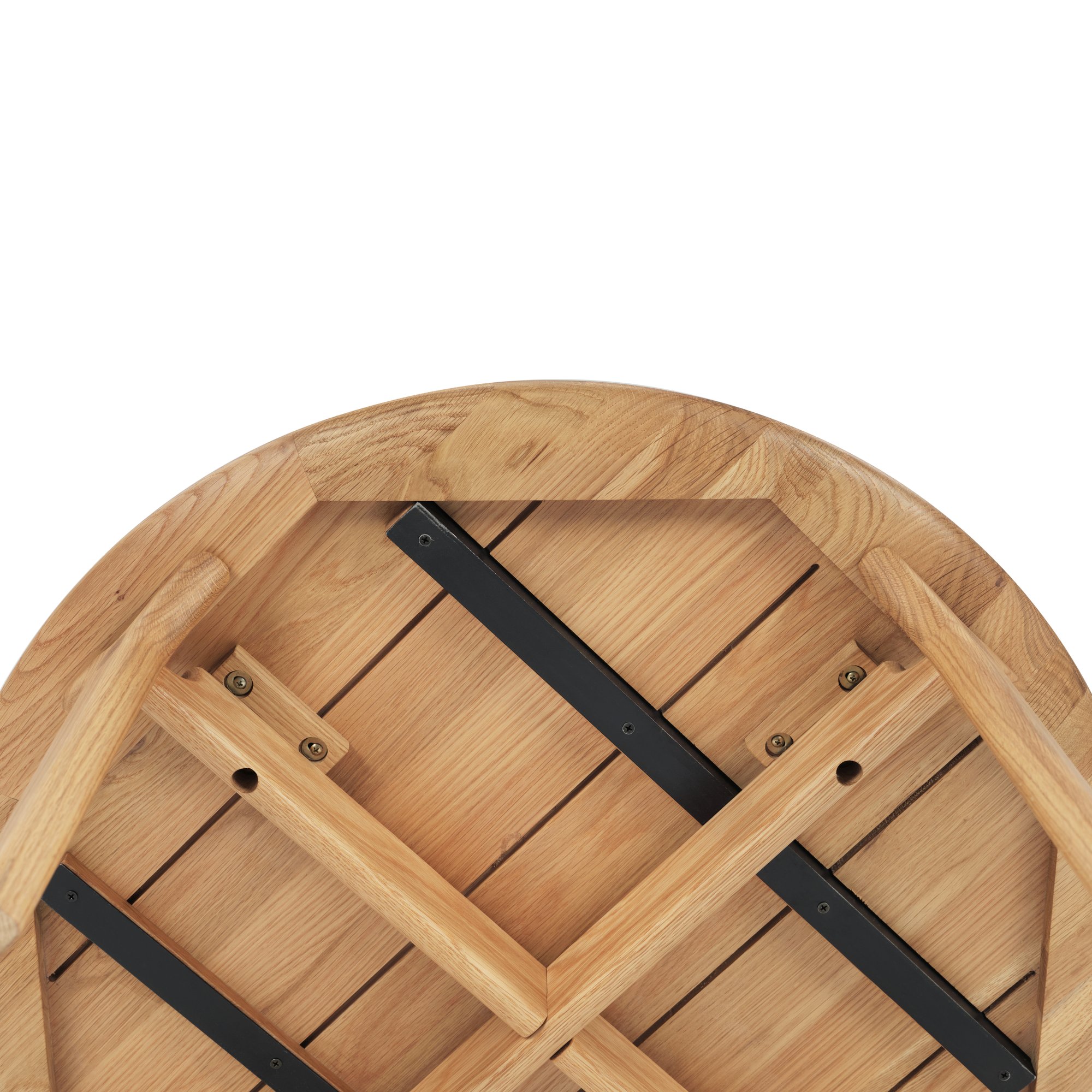 X-Ray Coffee Table in Natural Oak, 80cm - image 8