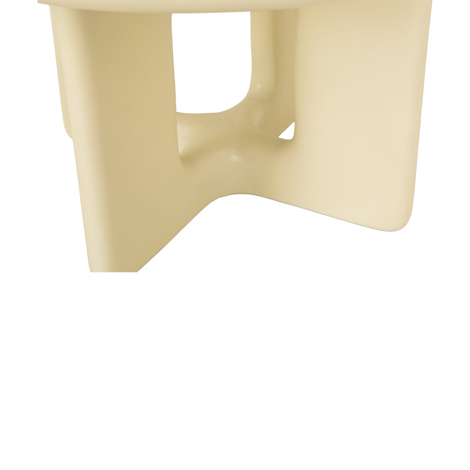 Mesa de Centro Yepa en Fibrocemento Blanco Menta con Acabado Liso, 68cm - image 2