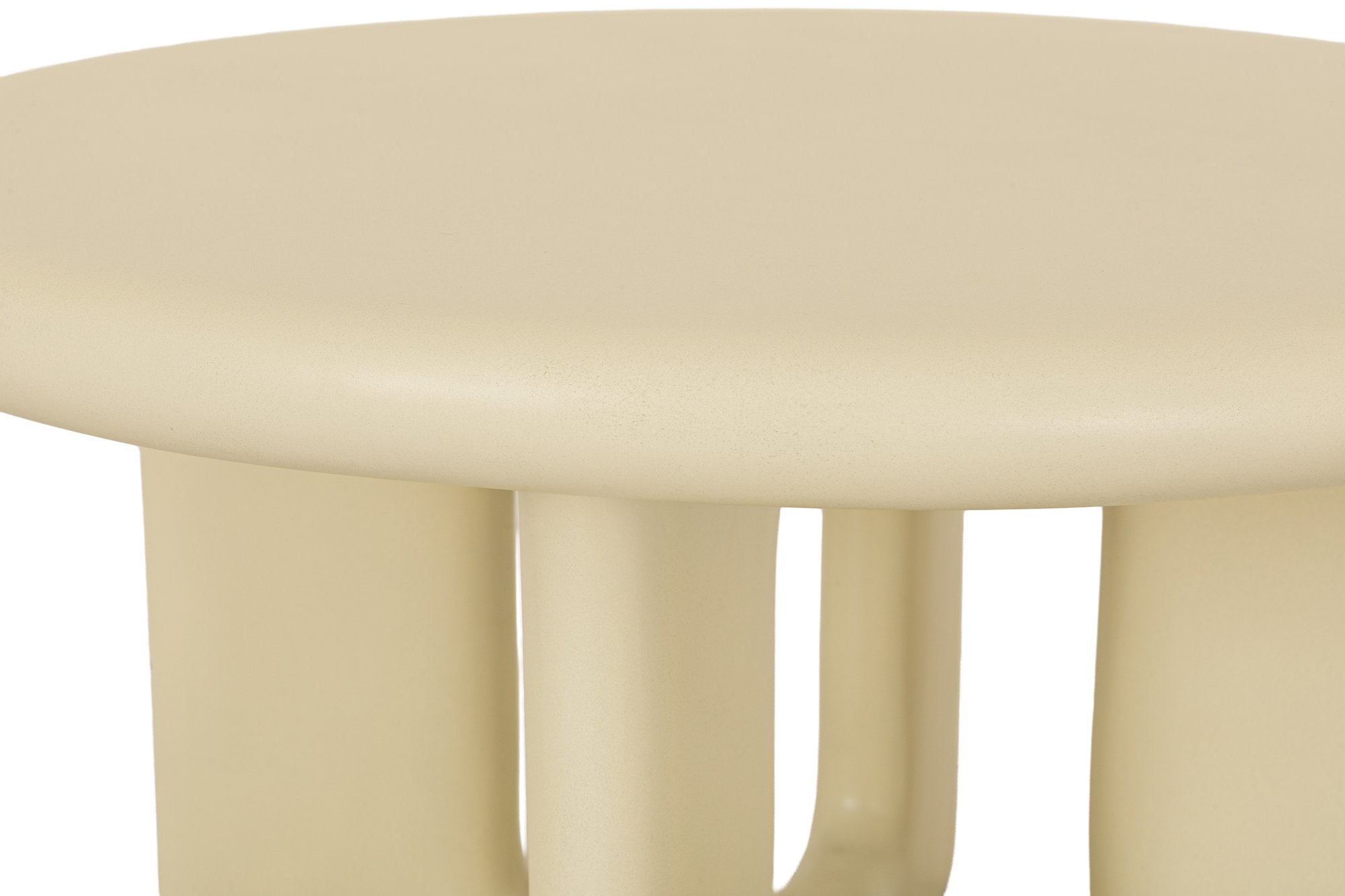 Mesa de Centro Yepa en Fibrocemento Blanco Menta con Acabado Liso, 68cm - image 3