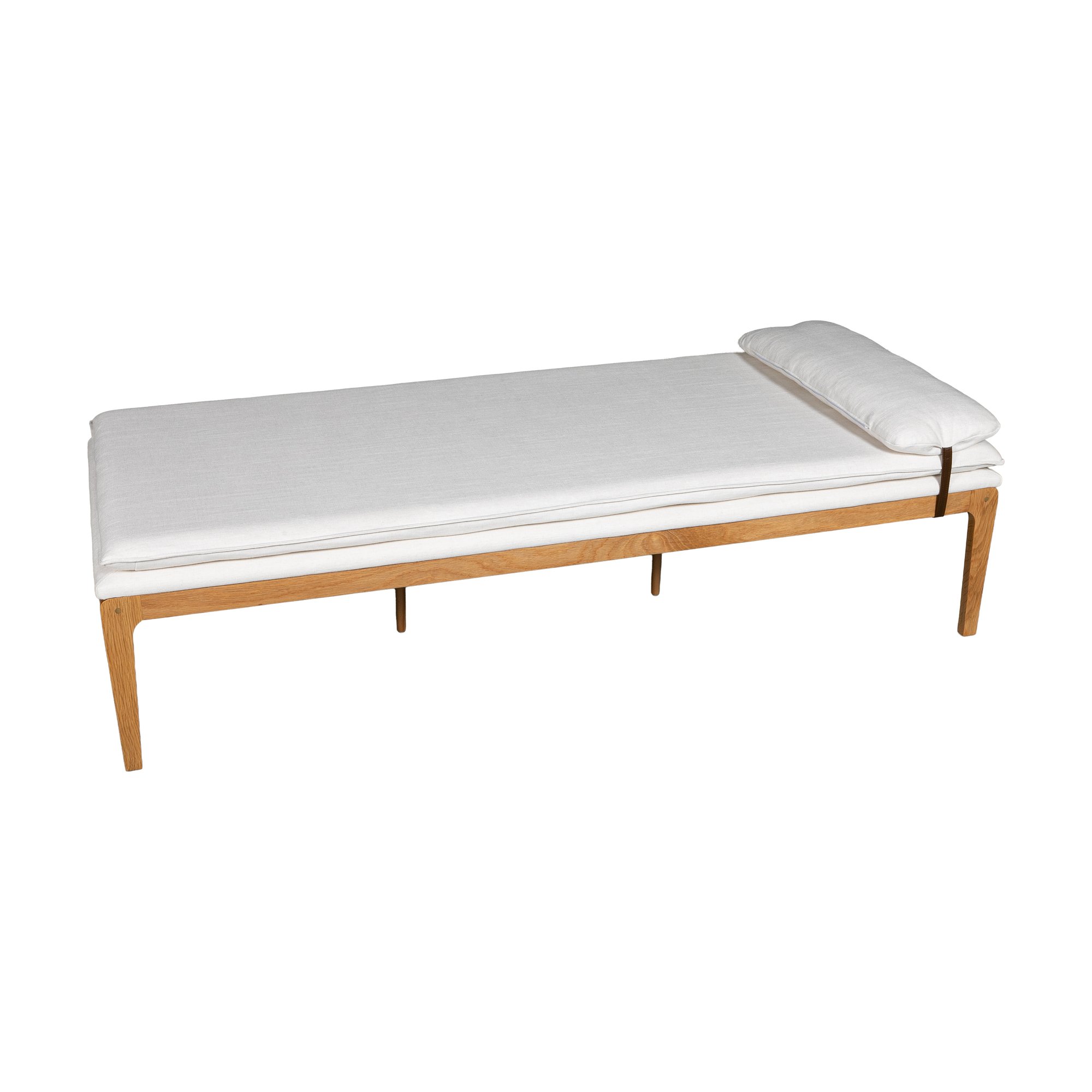Cabo Daybed with Natural Oak Frame and Diego Cream Fabric - image 2