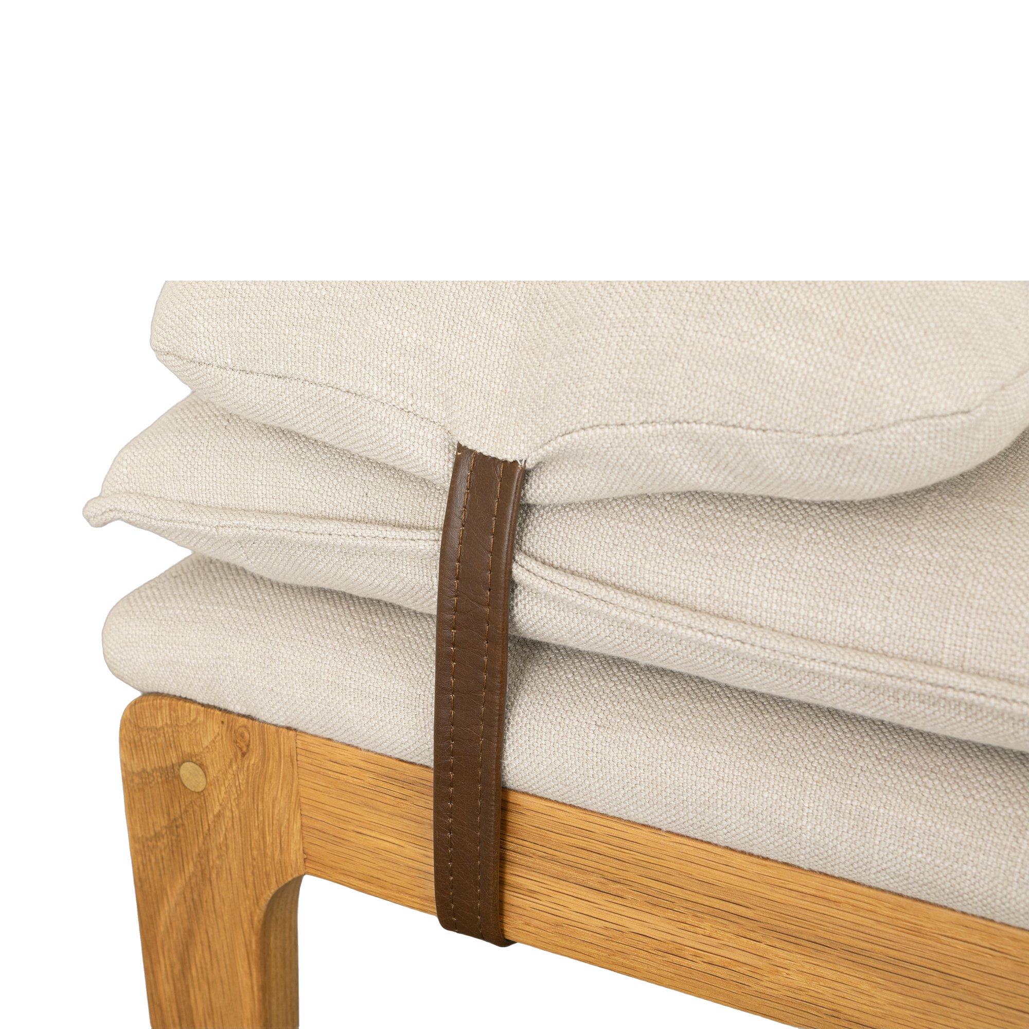 Cabo Daybed with Natural Oak Frame and Diego Mineral Fabric - image 2