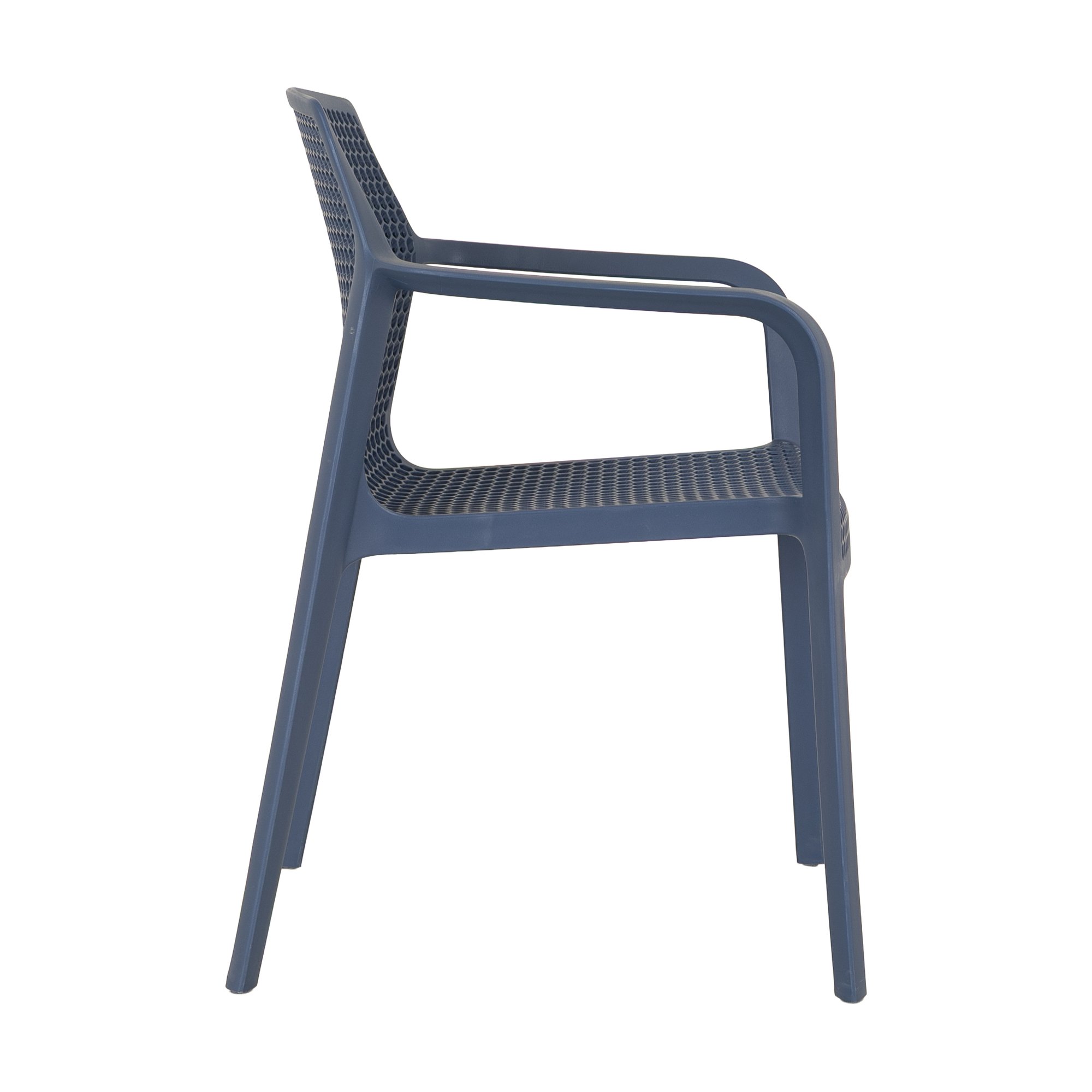 Bee Armchair in Blue Polypropylene - image 3