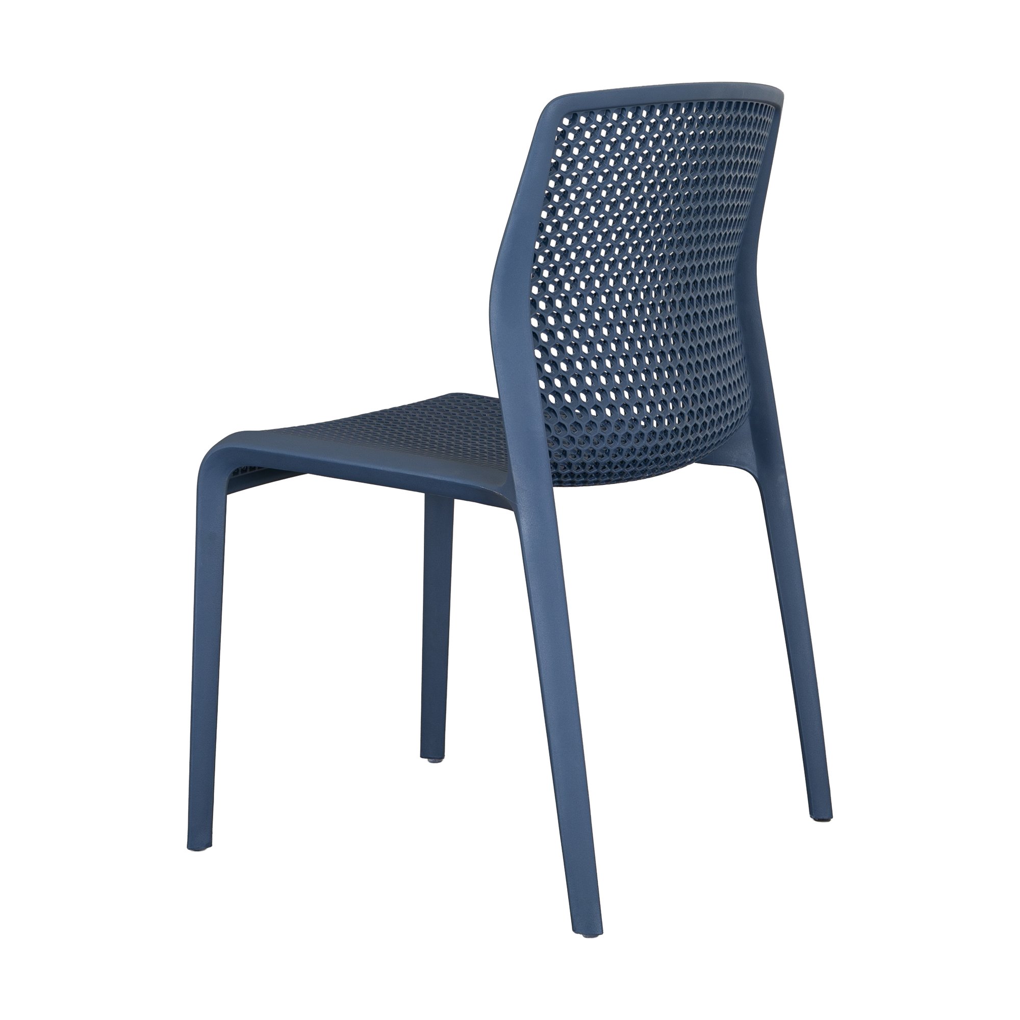 Bee Dining Chair in Blue Polypropylene - image 2