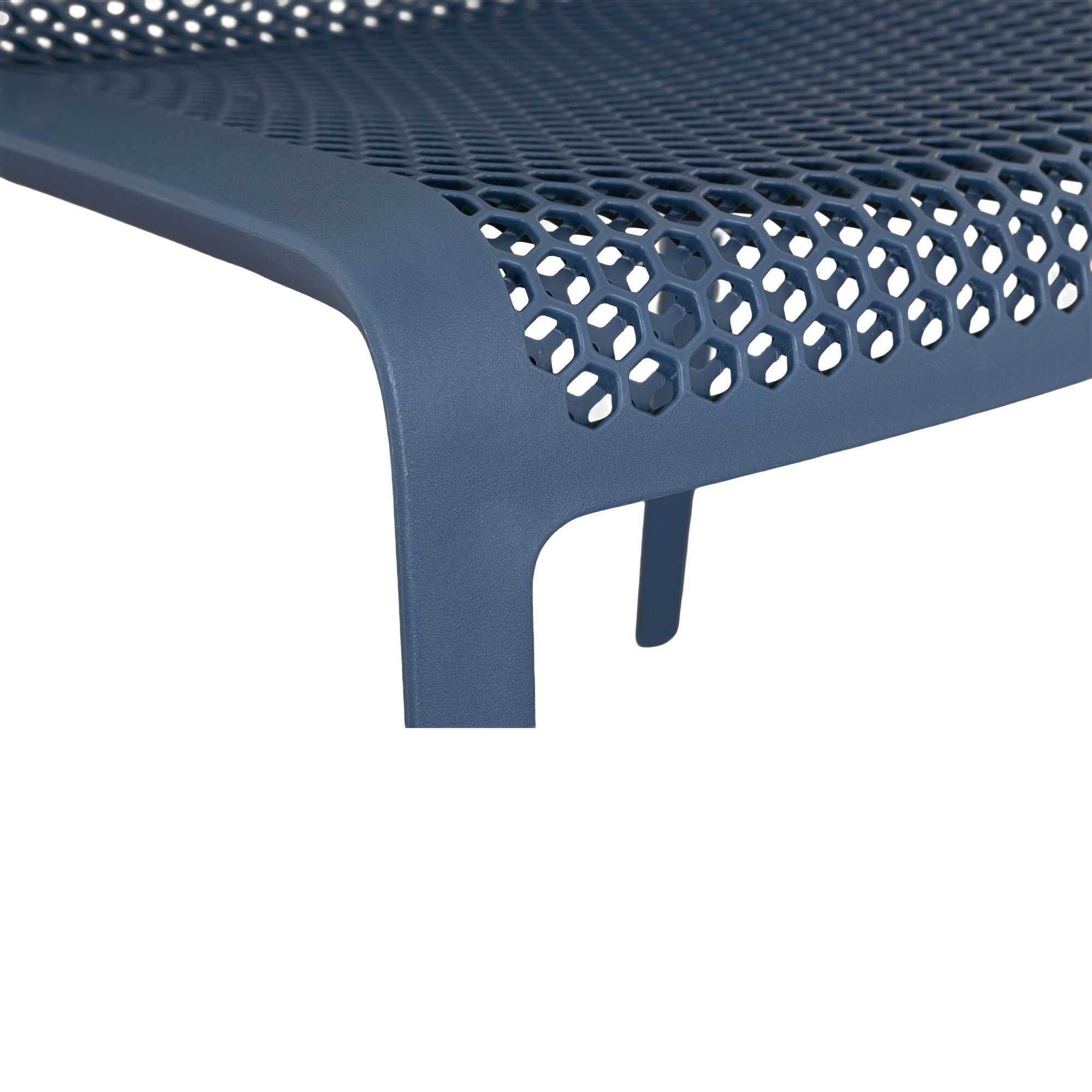 Bee Dining Chair in Blue Polypropylene - image 4