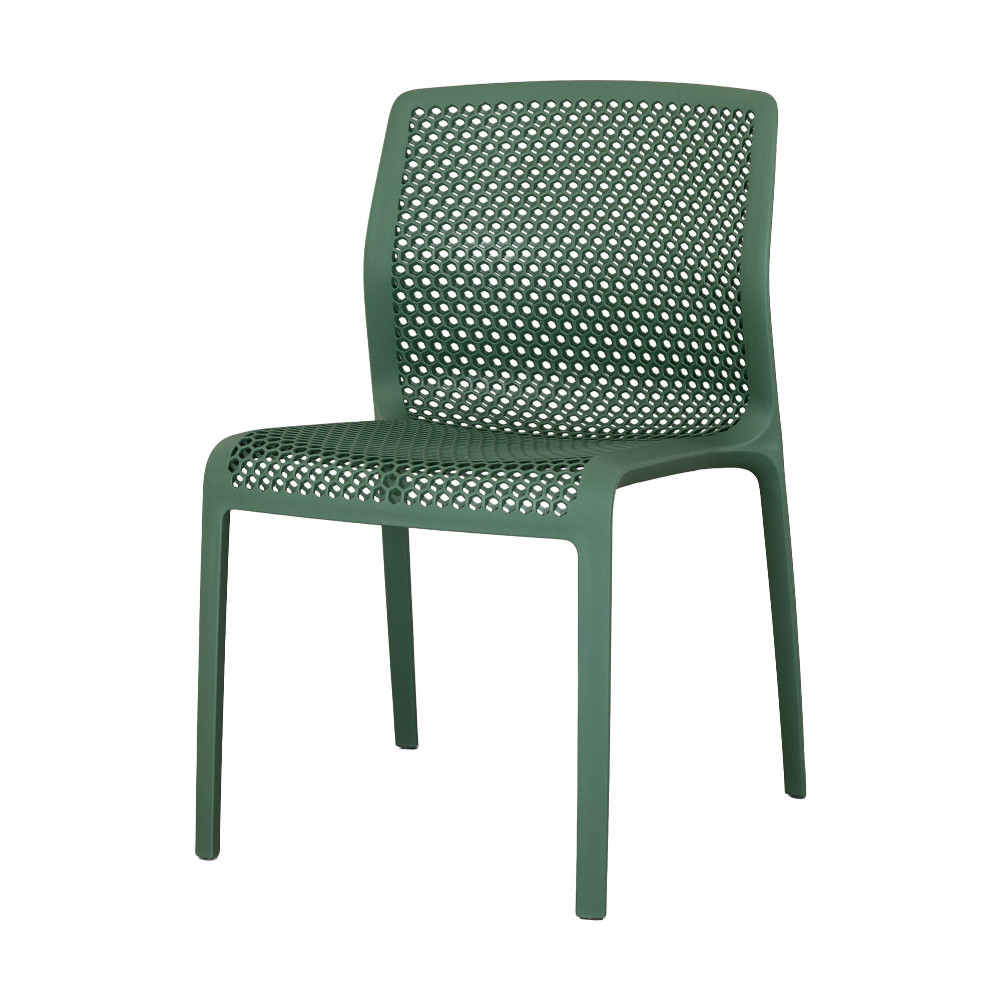 Bee Dining Chair in Green Polypropylene - image 3