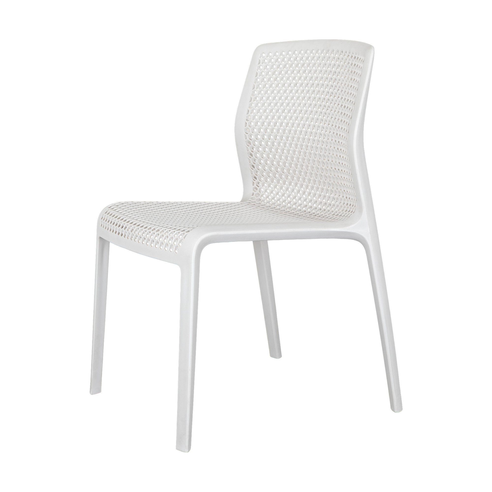 Bee Dining Chair in Off White Polypropylene - image 3