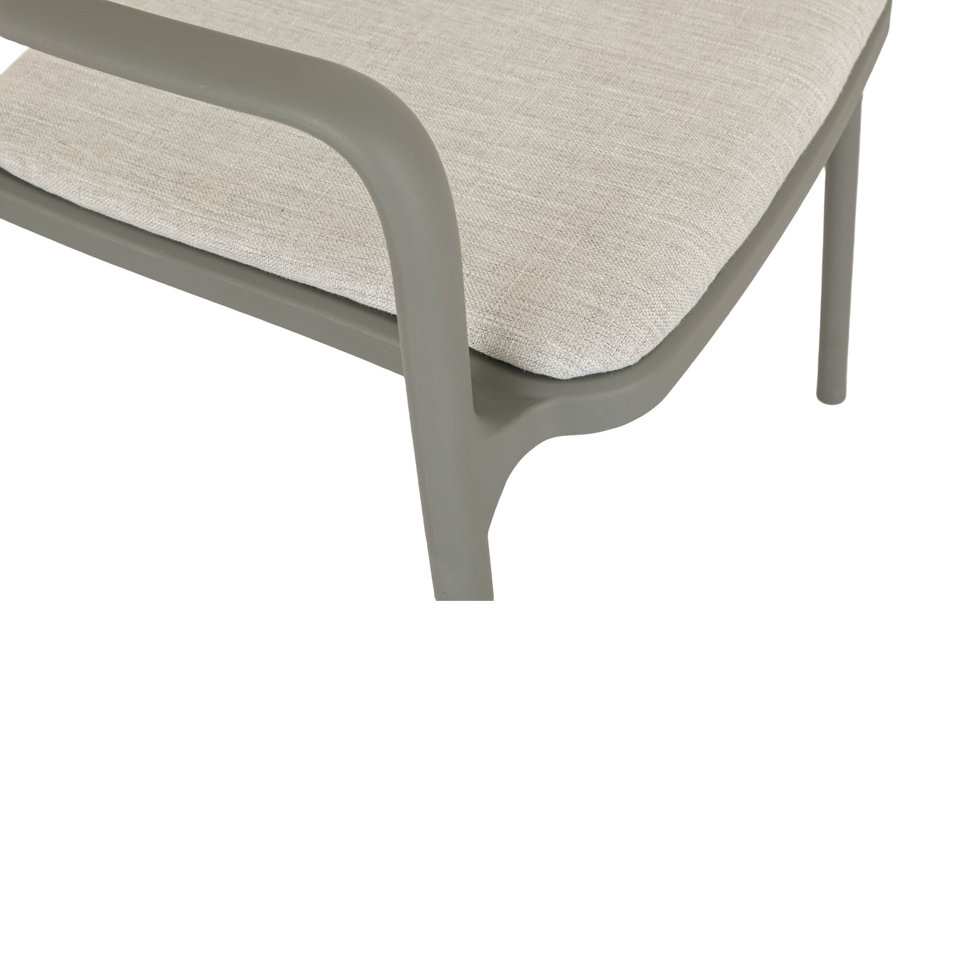 Silla Medusa con Asiento Tapizado con Estructura de Polipropileno Gris y Tela Diego Kit - image 4