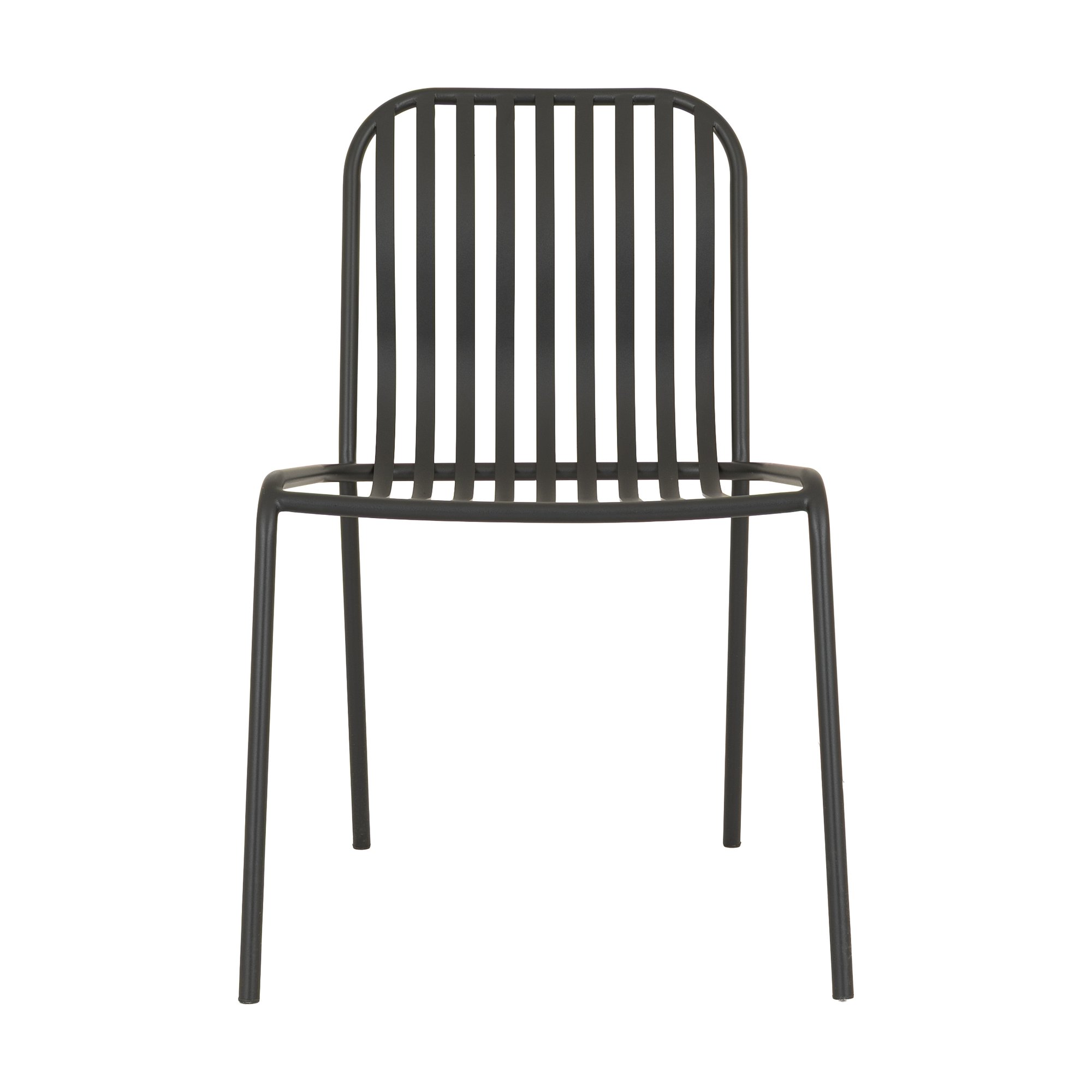 Silla Petrol con Estructura de Acero Negro y Tela Solara Charcoal - image 5