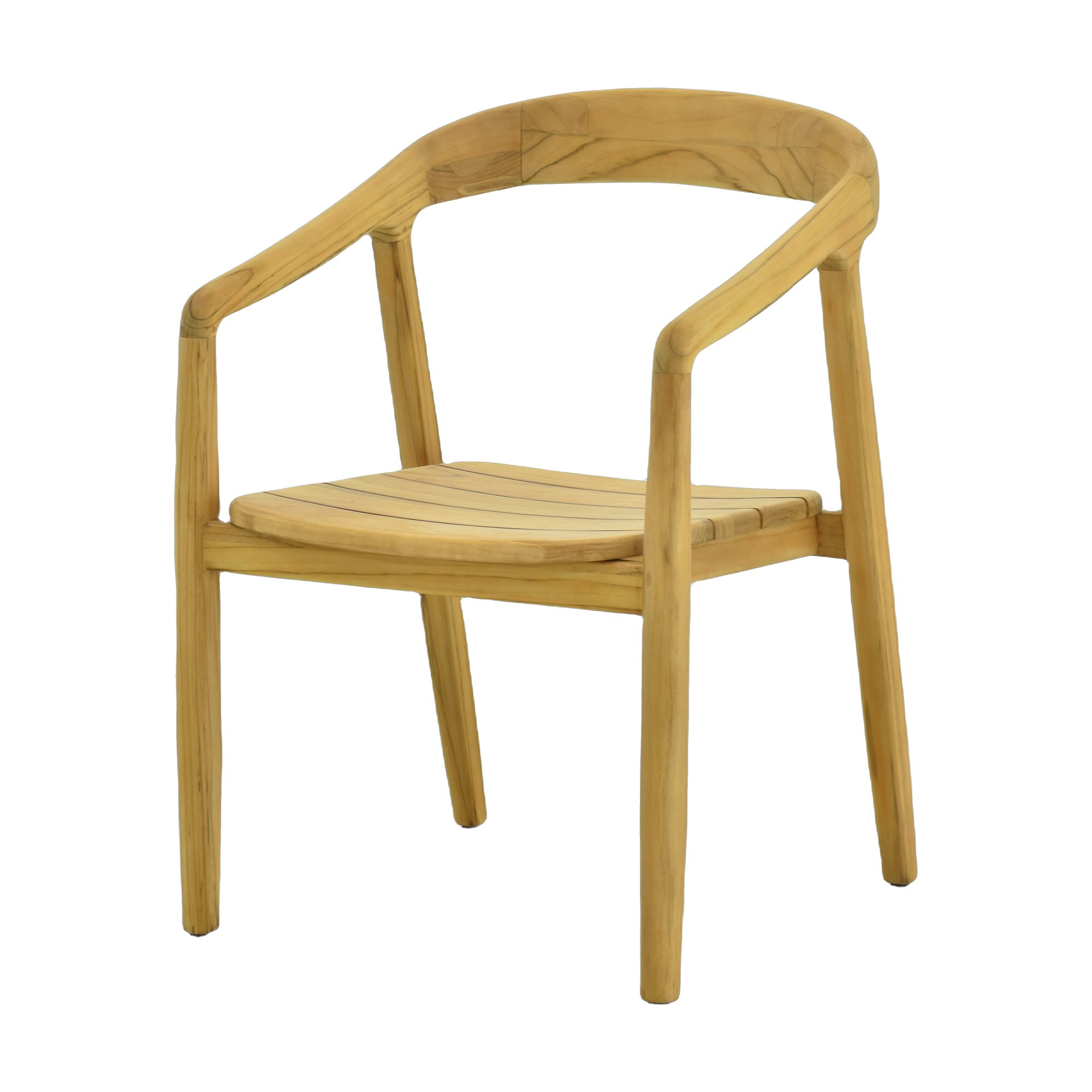 River Teak Arm Chair in Natural Teak - image 2
