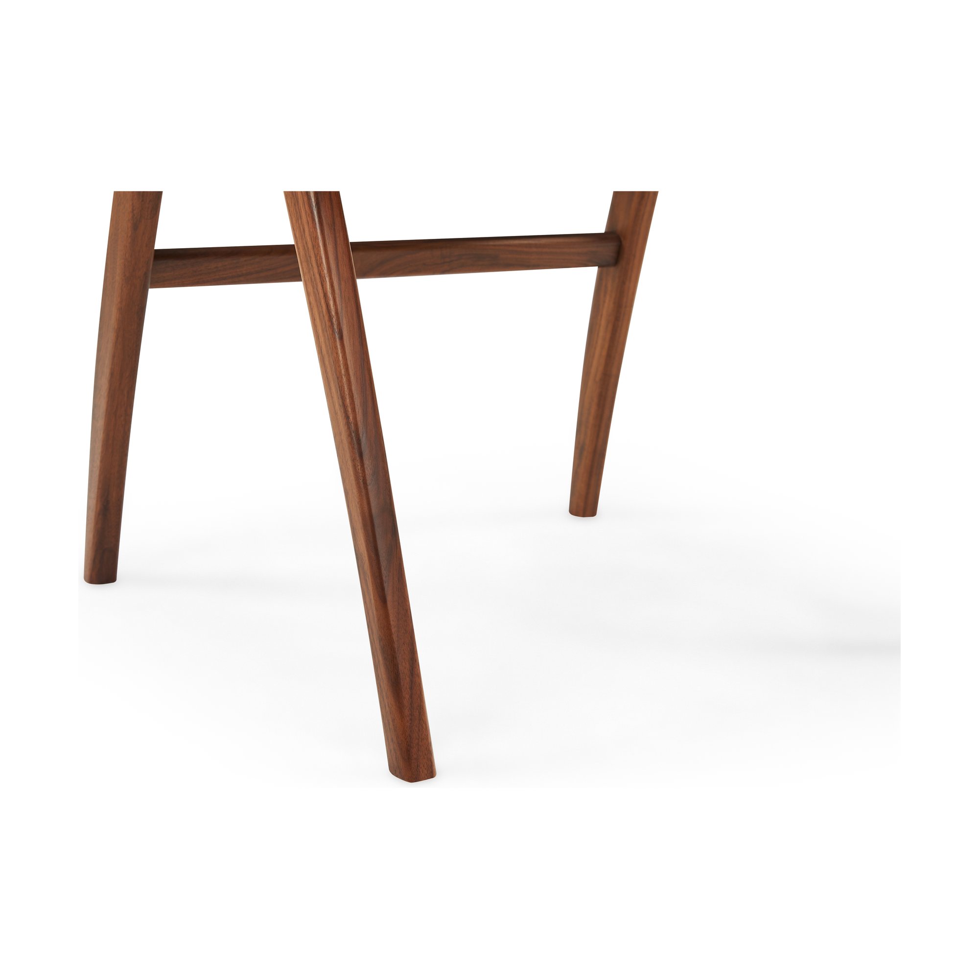 X-Ray Arm Chair with Walnut Frame and Almond Leather - image 9