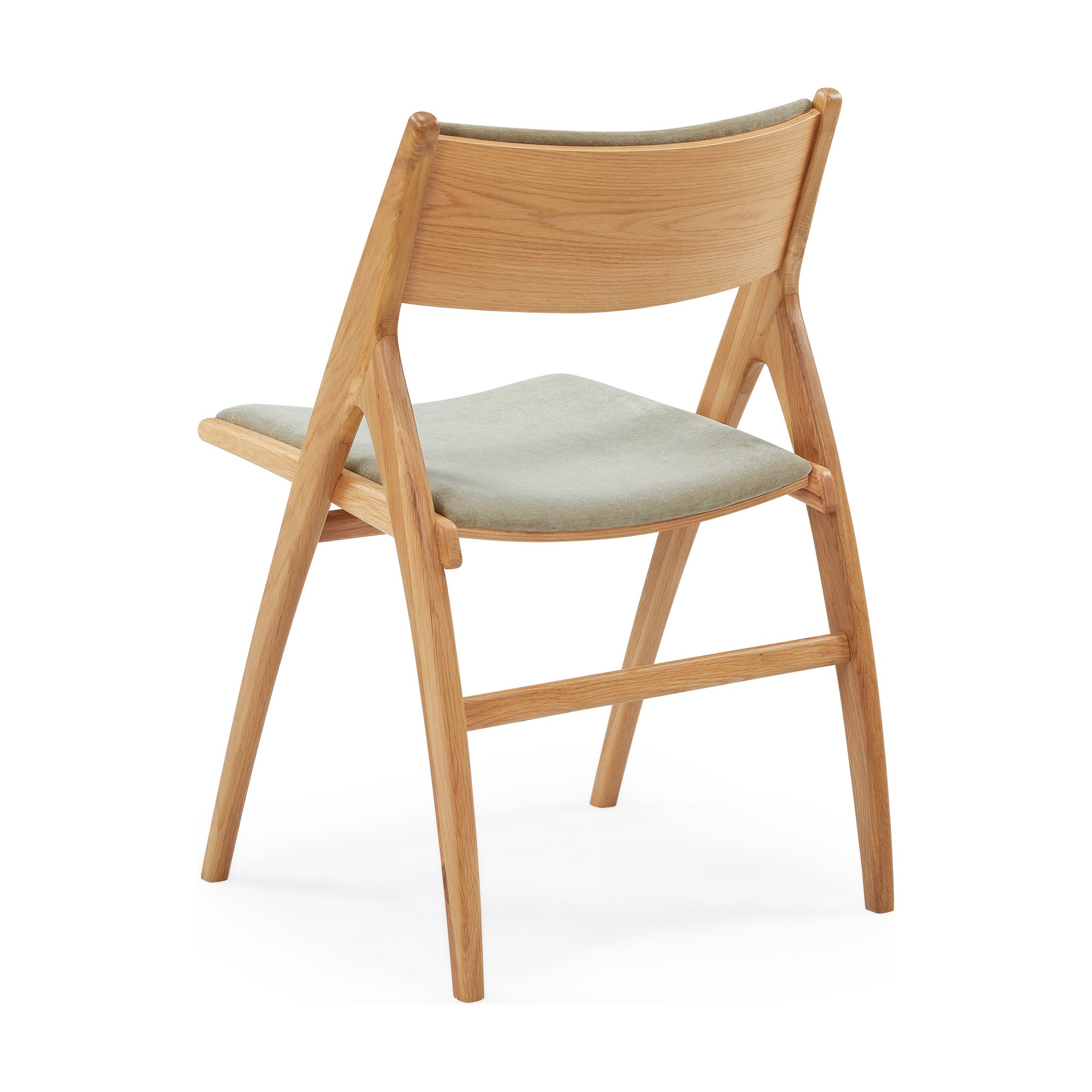 Silla de Comedor X-Ray con Estructura de Roble y Tela Moss Latte - image 10