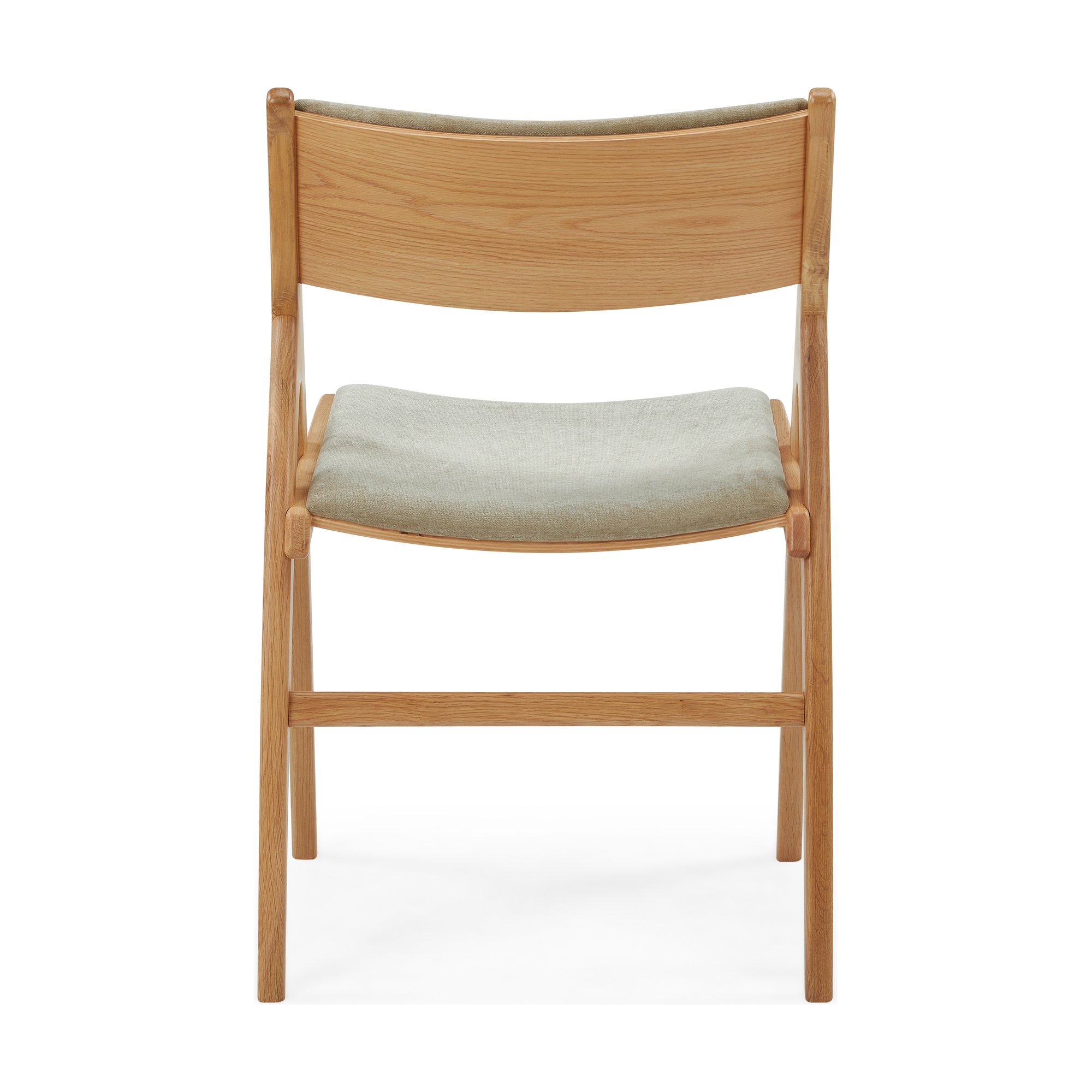 Silla de Comedor X-Ray con Estructura de Roble y Tela Moss Latte - image 4