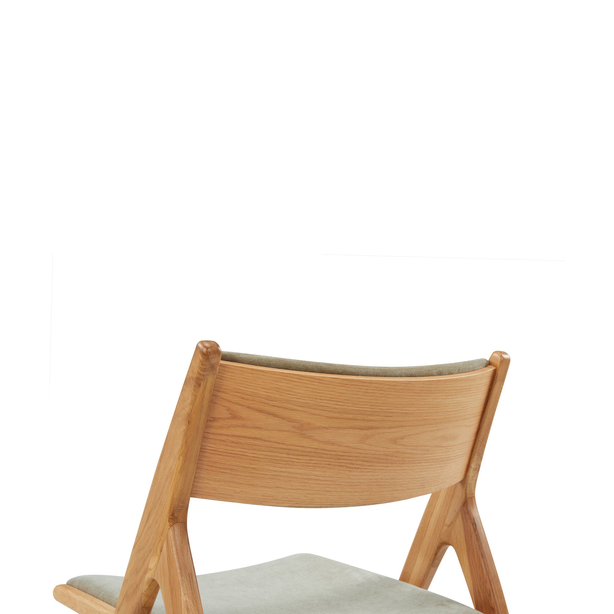Silla de Comedor X-Ray con Estructura de Roble y Tela Moss Latte - image 9